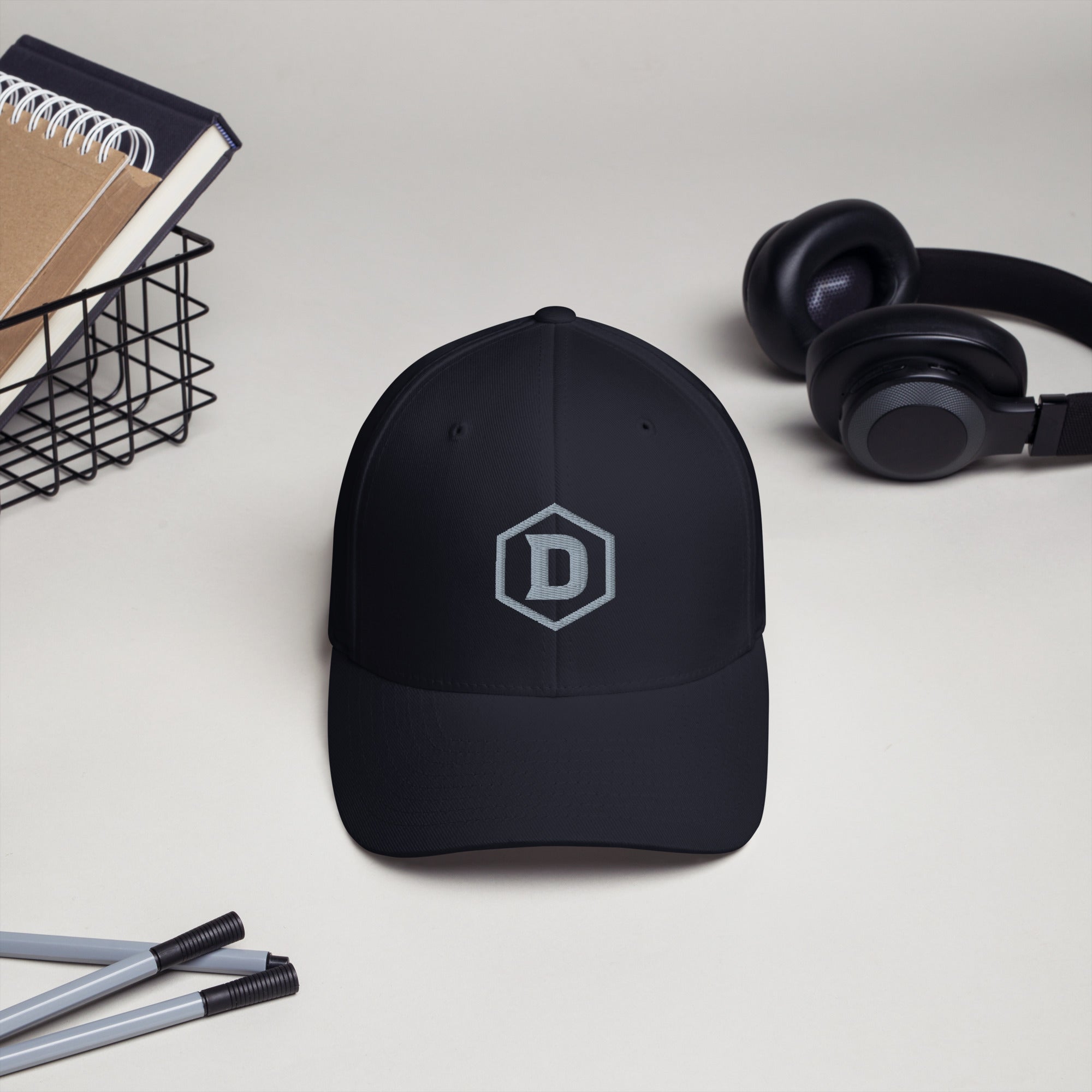 DROXXY čepice se stříbrným D – Twill Style | | DROXXY