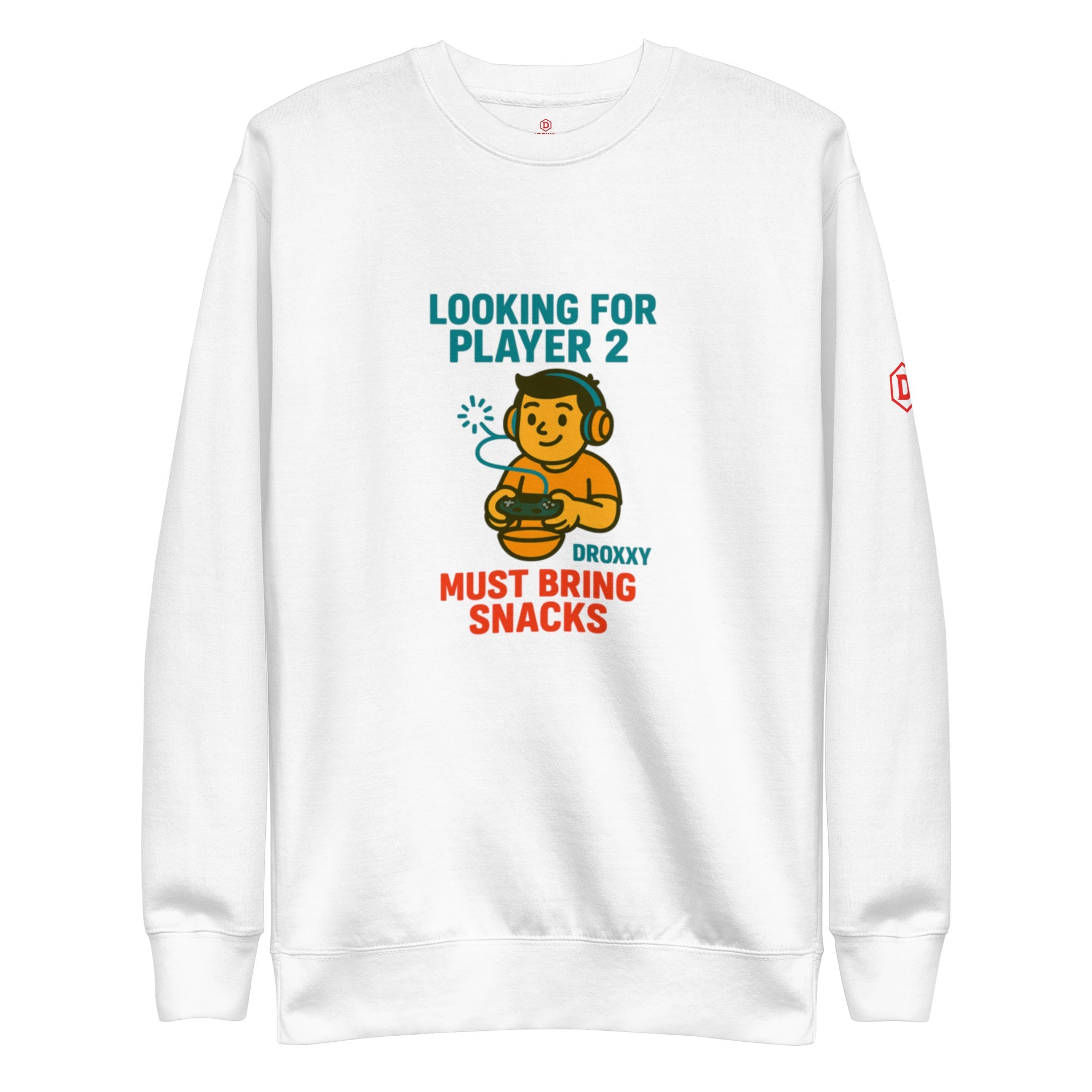 DROXXY – Looking for Player 2 Sweatshirt | | DROXXY