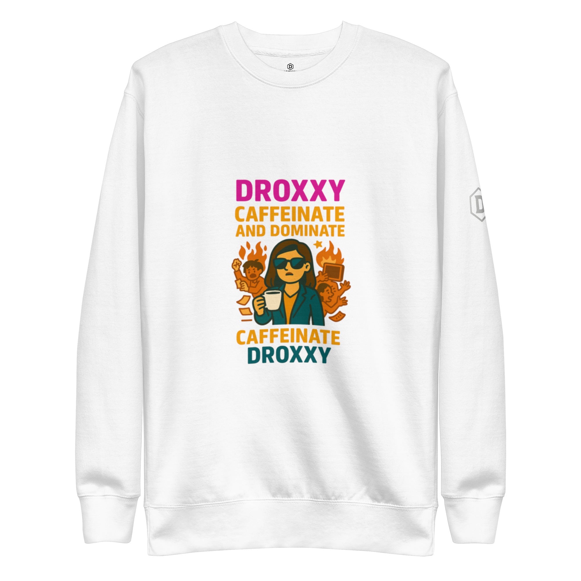 DROXXY mikina – Caffeinate and Dominate | | DROXXY