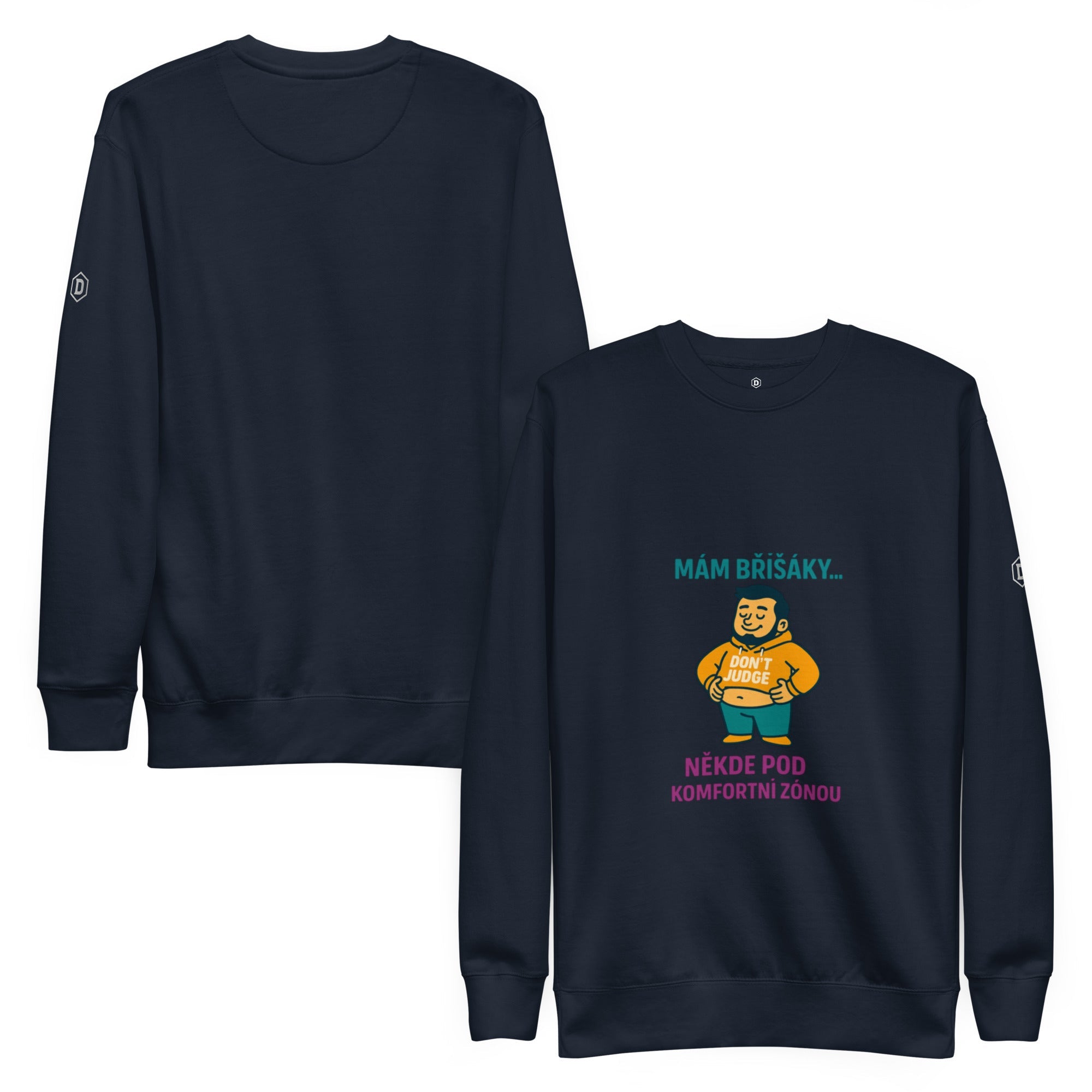 DROXXY Mikina „Mám břišáky“ – někde pod komfortní zónou | | DROXXY