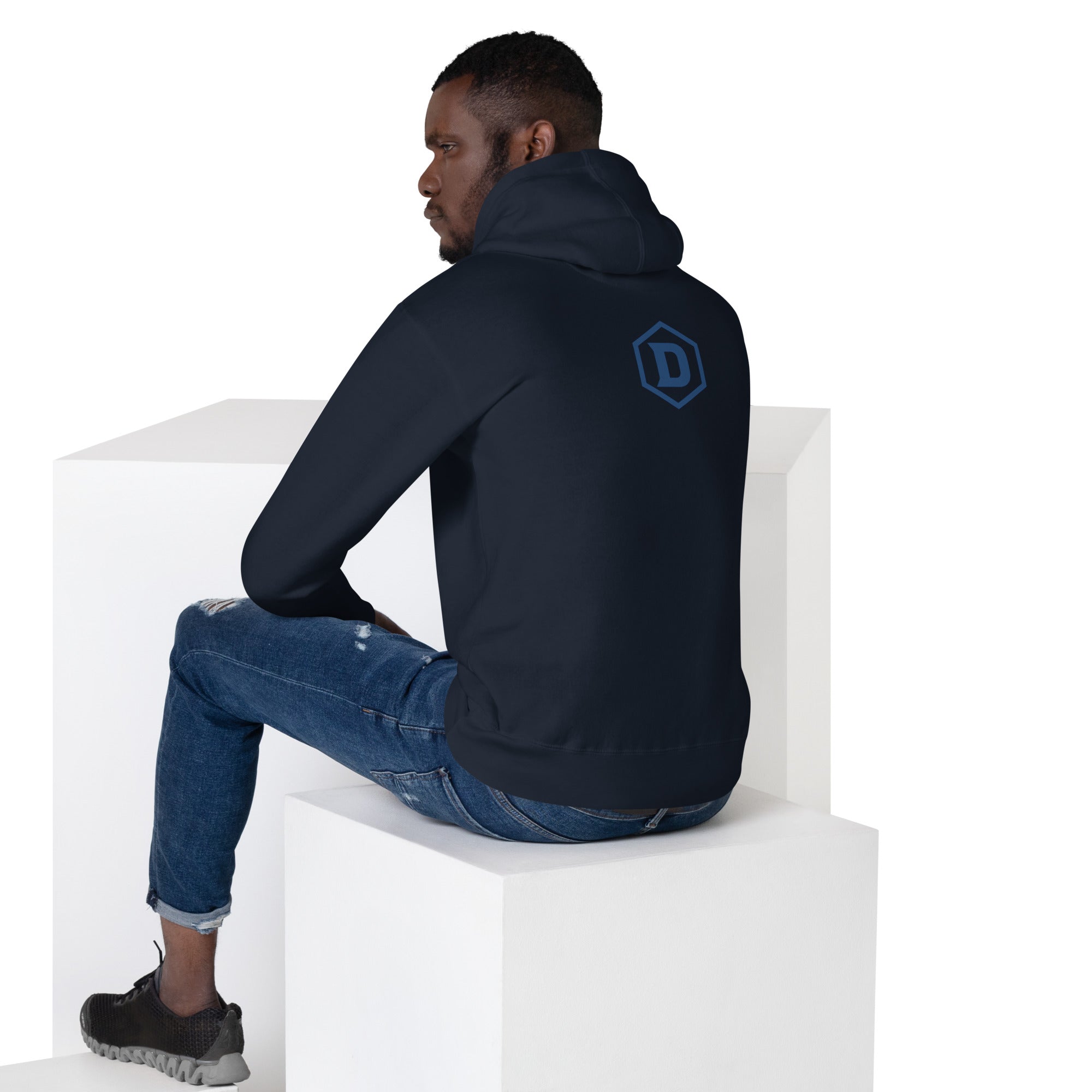 DROXXY mikina s kapucí – Blue Symbol | | DROXXY
