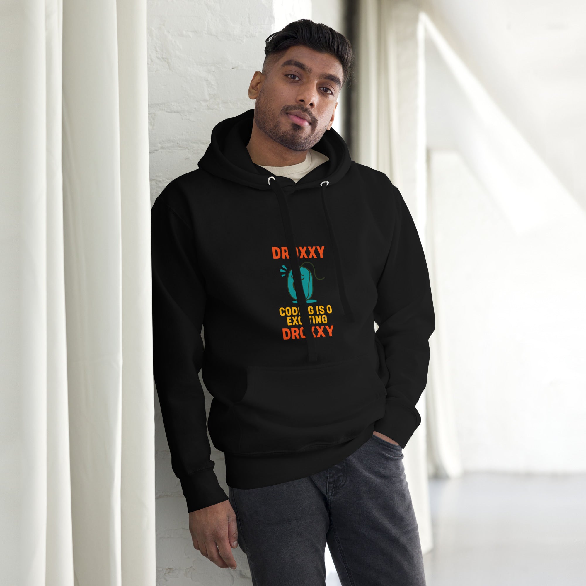 DROXXY mikina s kapucí – Coding Is So Exciting | | DROXXY
