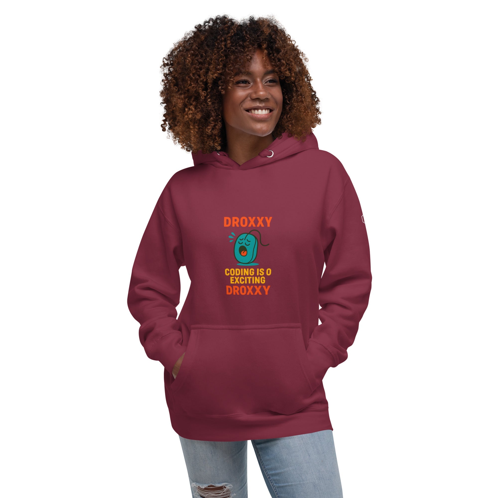 DROXXY mikina s kapucí – Coding Is So Exciting | | DROXXY