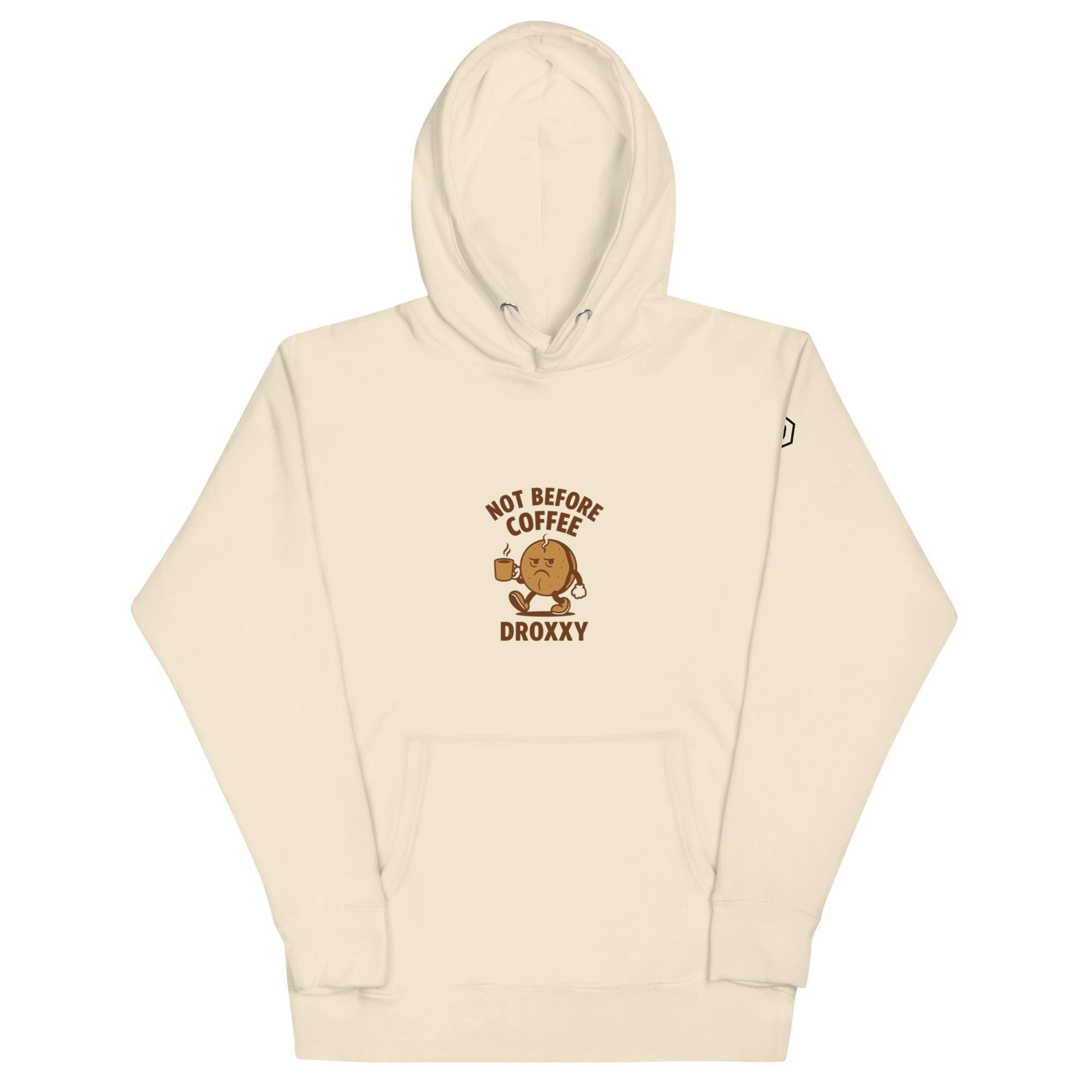 DROXXY mikina s kapucí – Not Before Coffee | | DROXXY