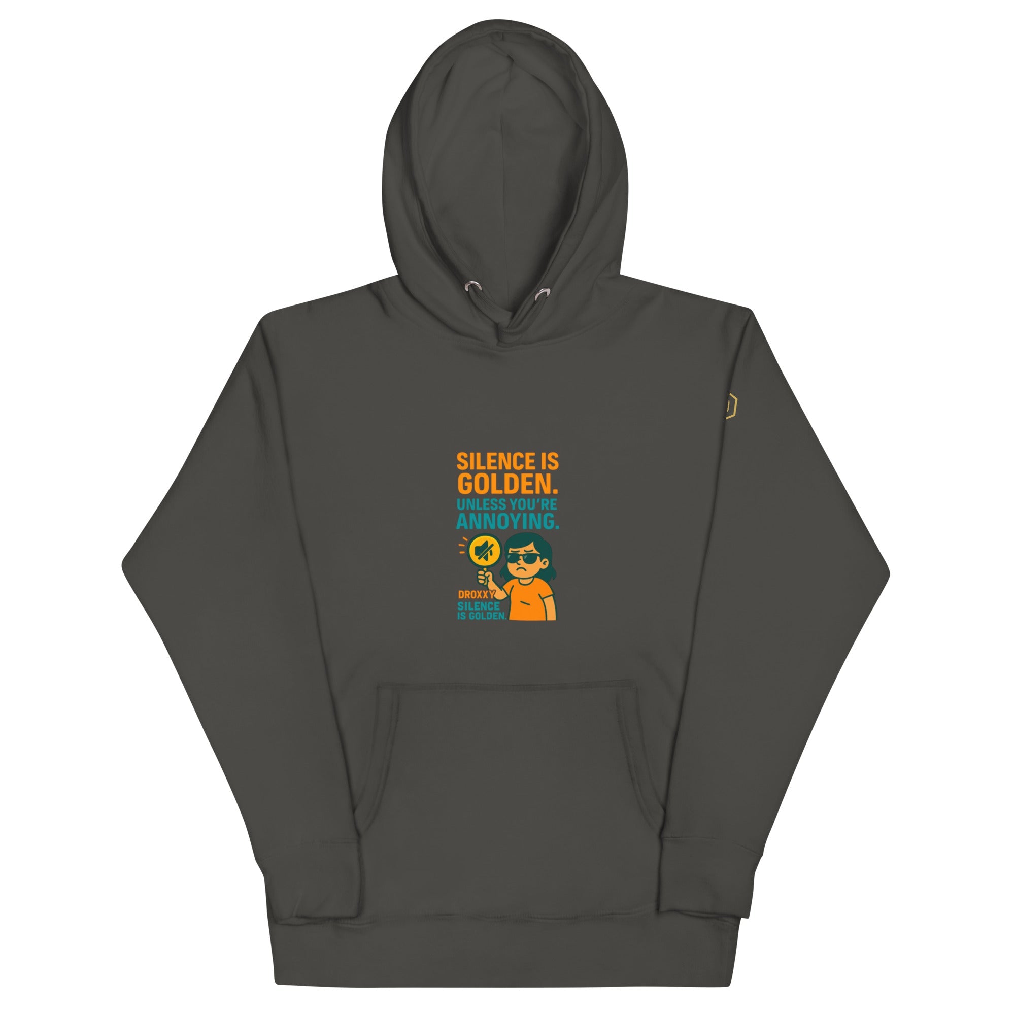 DROXXY mikina s kapucí – Silence Is Golden Hoodie | | DROXXY