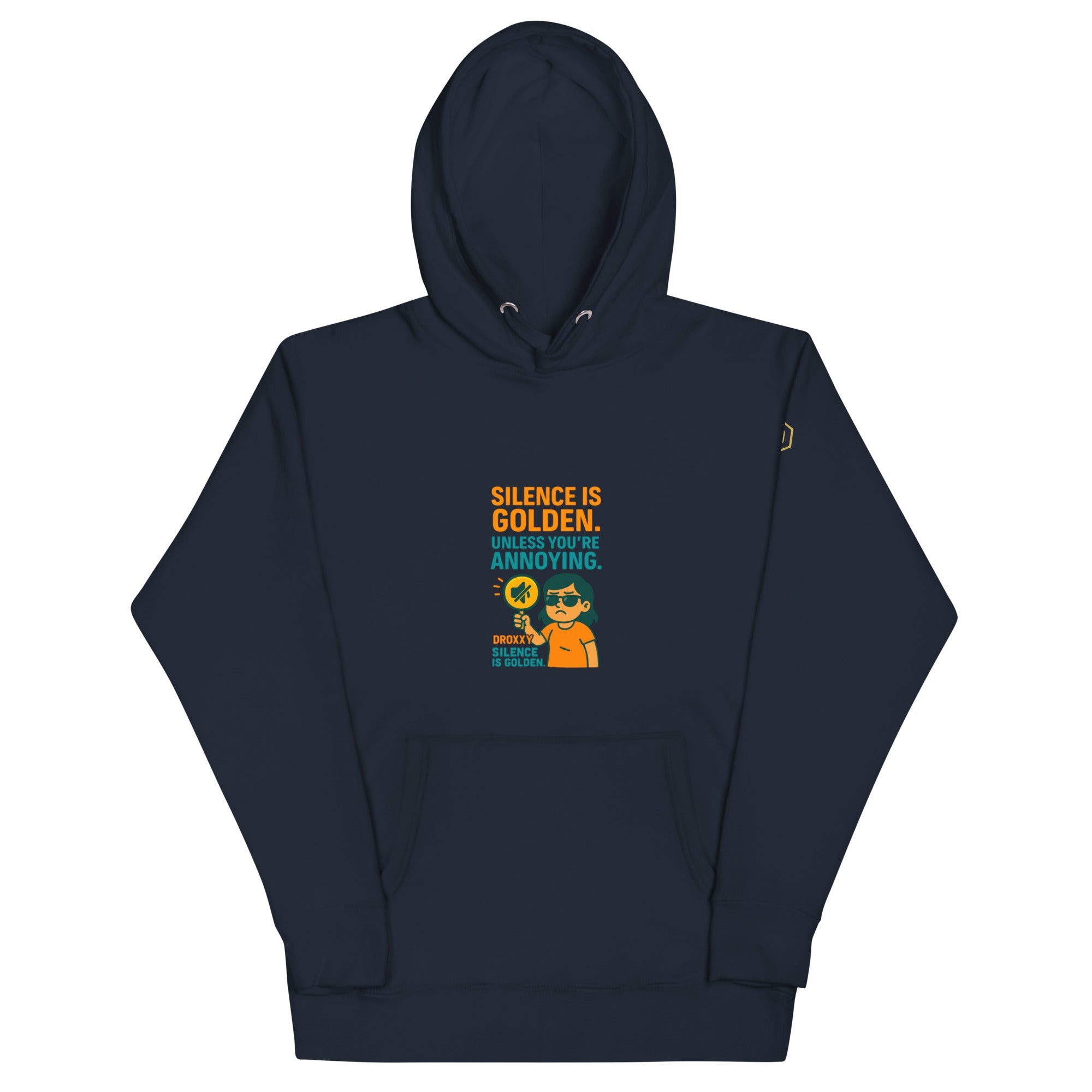 DROXXY mikina s kapucí – Silence Is Golden Hoodie | | DROXXY