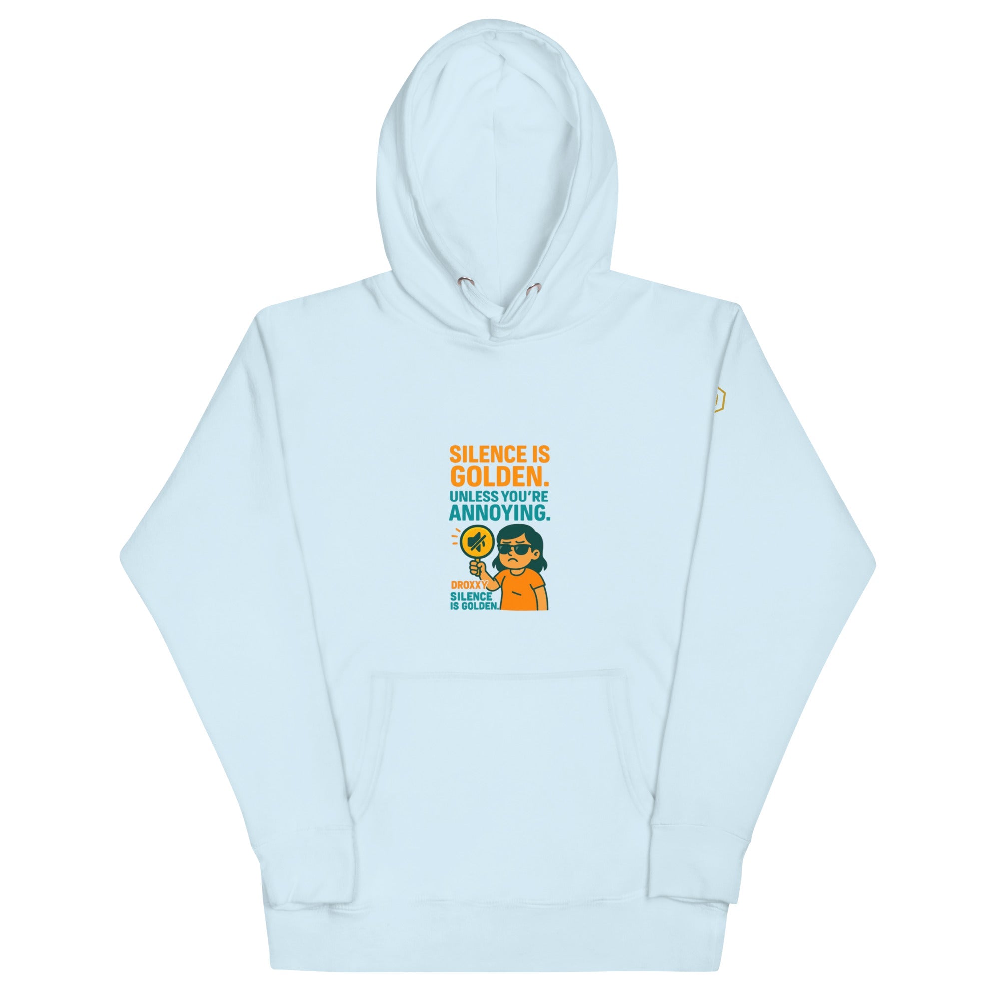 DROXXY mikina s kapucí – Silence Is Golden Hoodie | | DROXXY