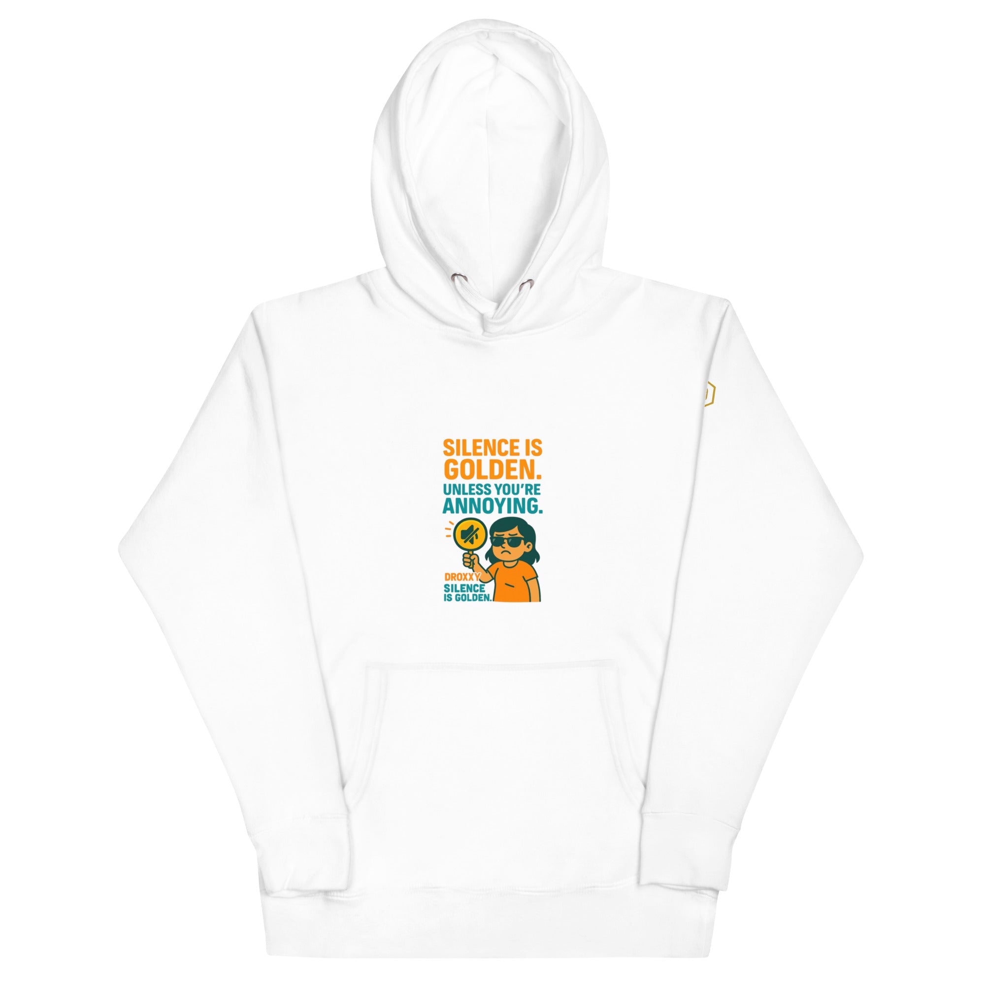 DROXXY mikina s kapucí – Silence Is Golden Hoodie | | DROXXY