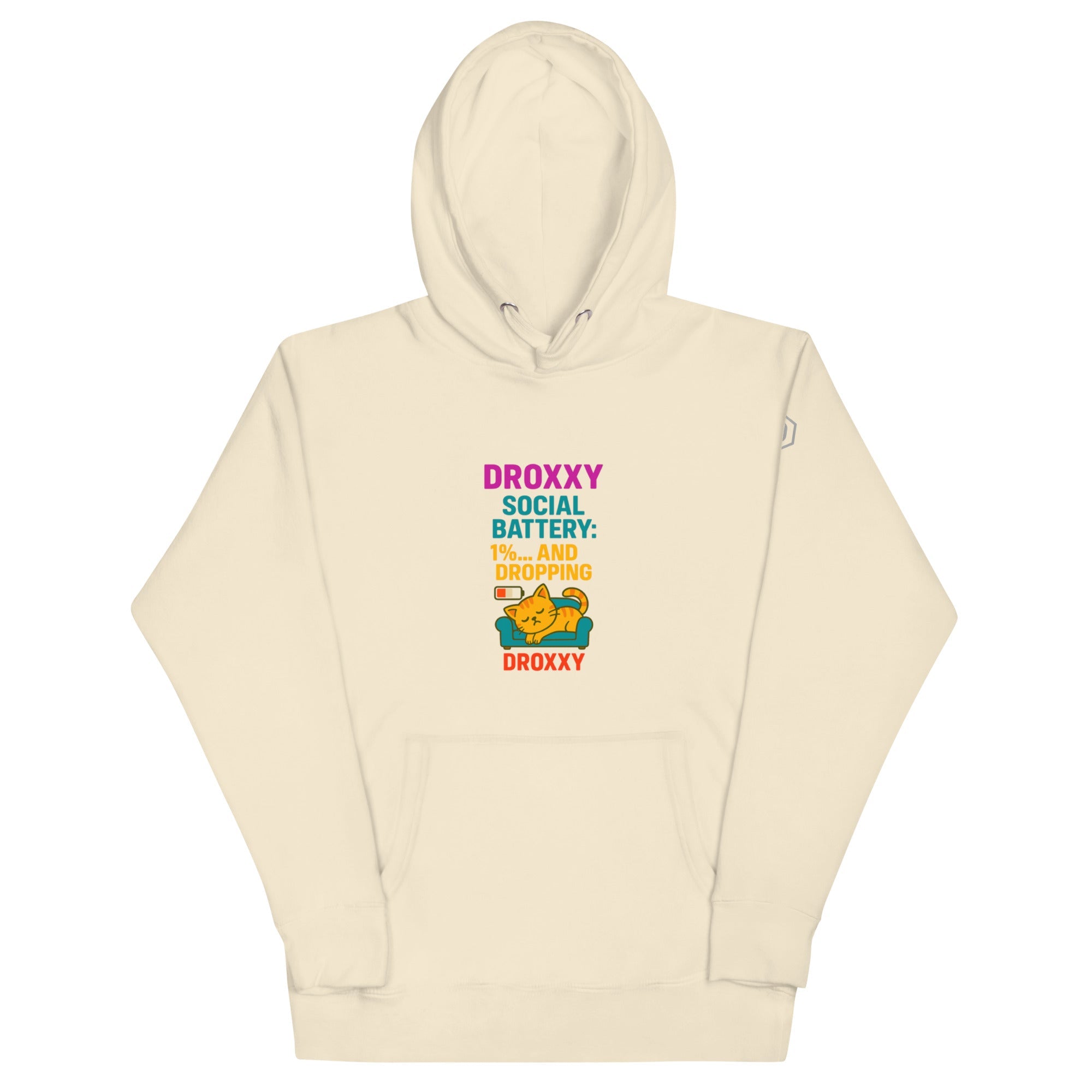 DROXXY mikina s kapucí – Social Battery | | DROXXY