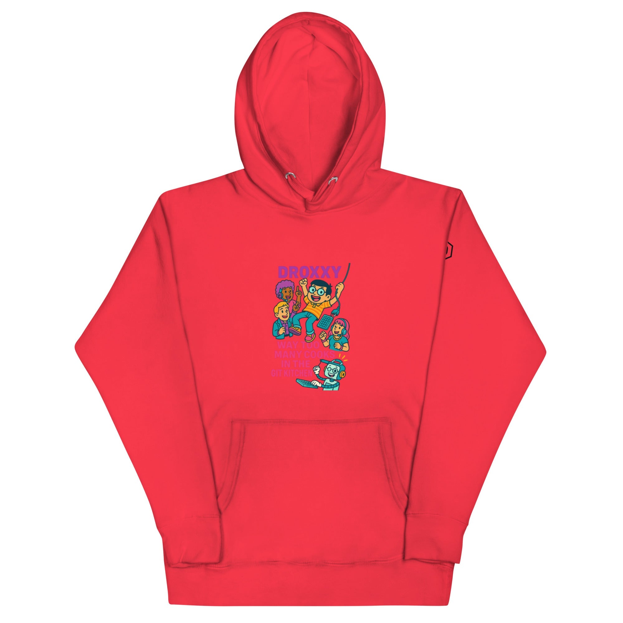 DROXXY mikina s kapucí – Too Many Cooks in the Git Kitchen | | DROXXY