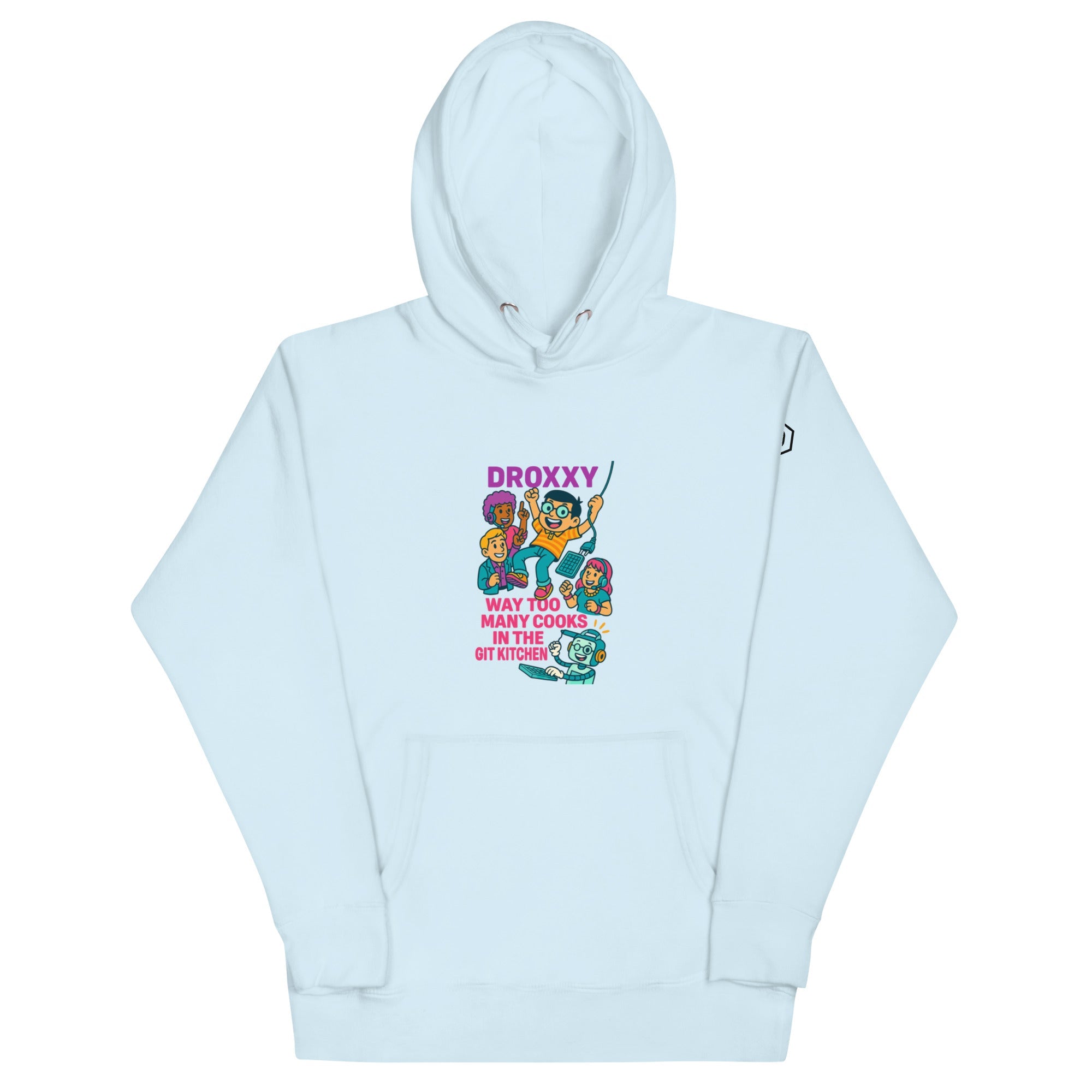 DROXXY mikina s kapucí – Too Many Cooks in the Git Kitchen | | DROXXY