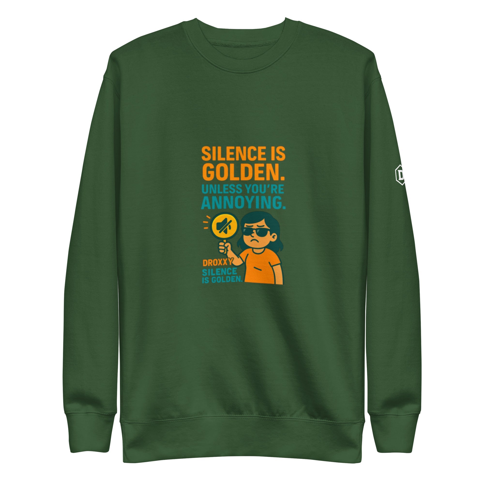DROXXY mikina – Silence Is Golden | | DROXXY