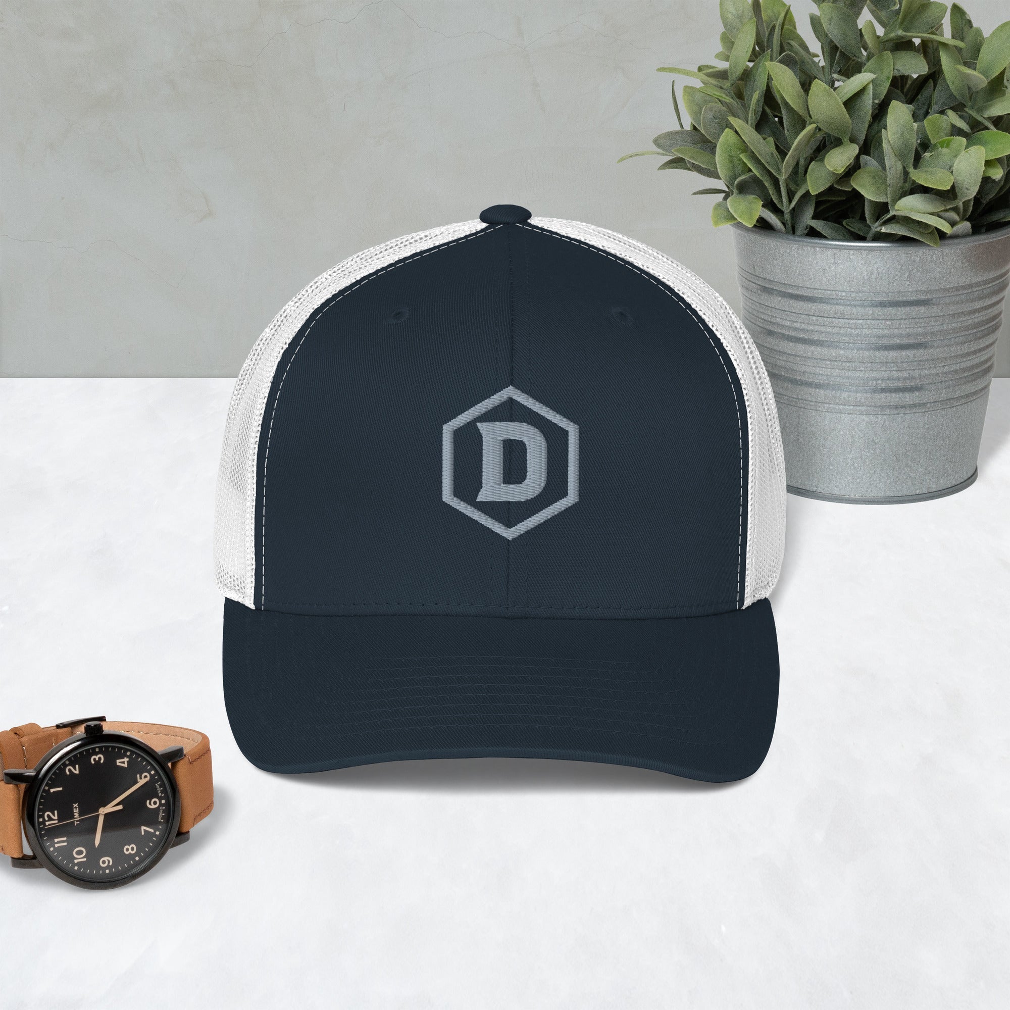 DROXXY Structured Trucker Čepice – Symbol D | | DROXXY