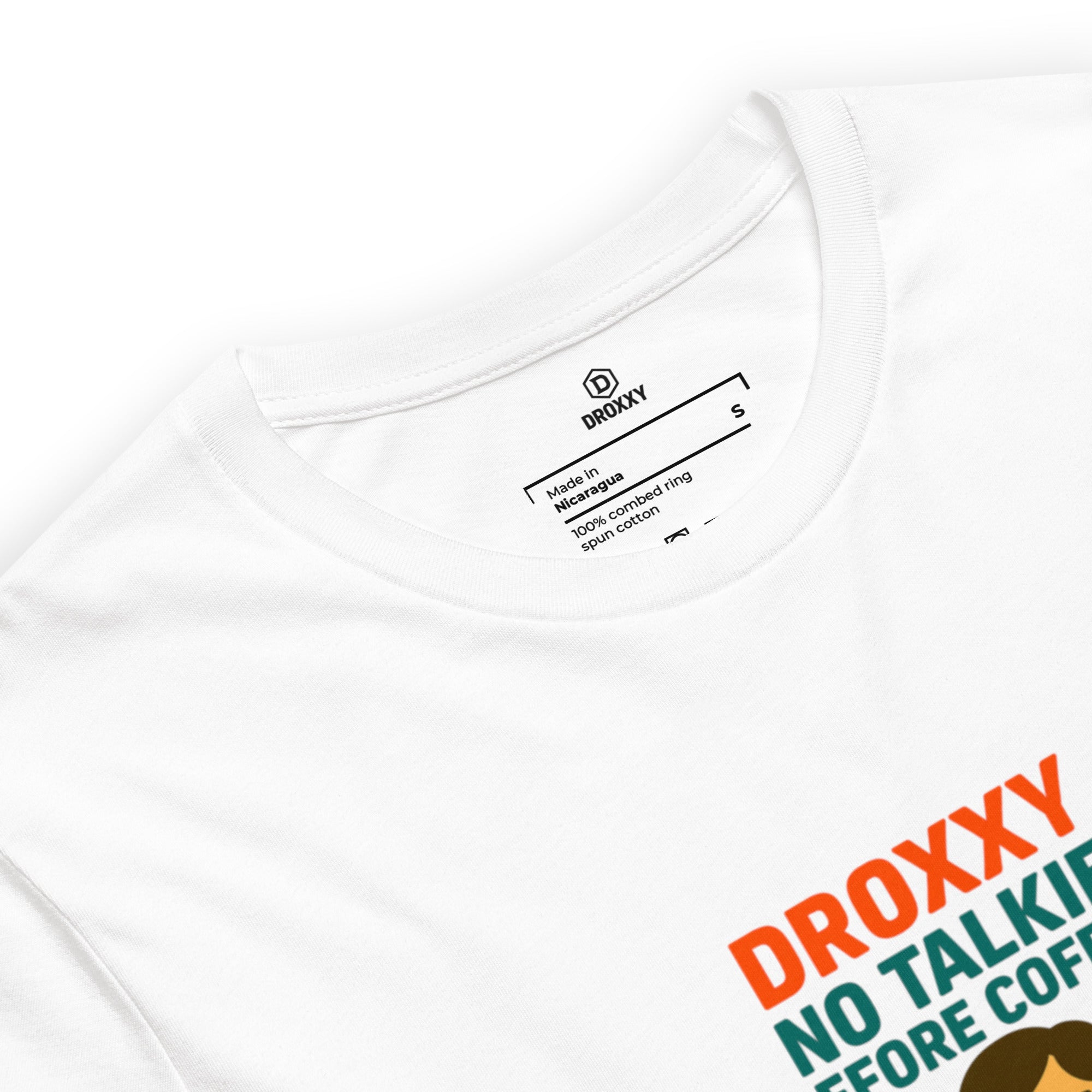 DROXXY tričko – No Talkie Before Coffee | | DROXXY