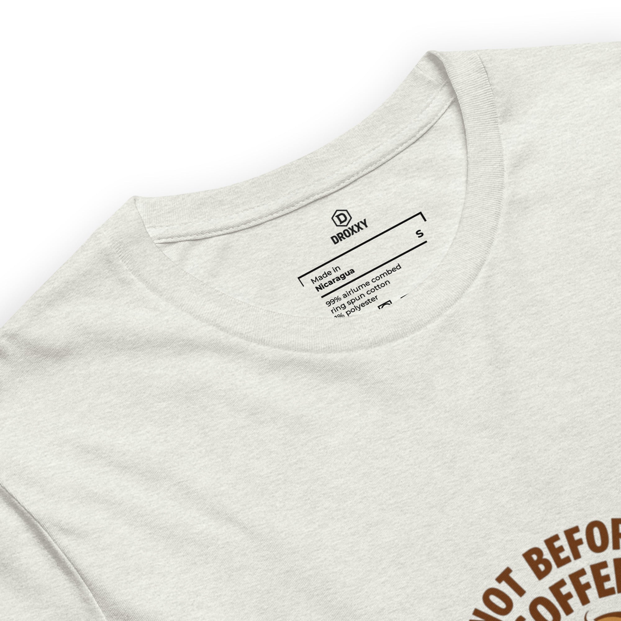 DROXXY tričko – Not Before Coffee | | DROXXY