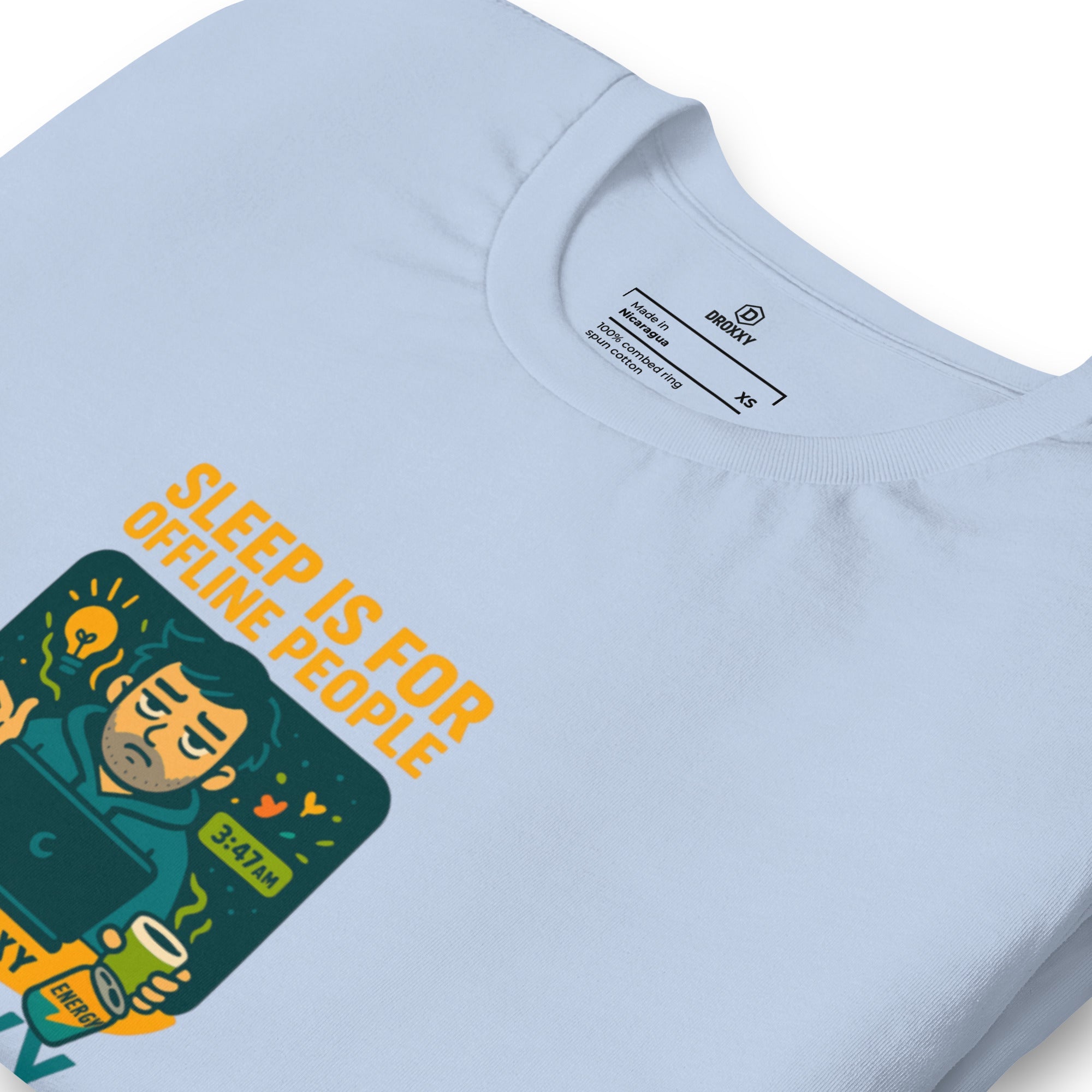 DROXXY tričko – Sleep Is for Offline People | | DROXXY