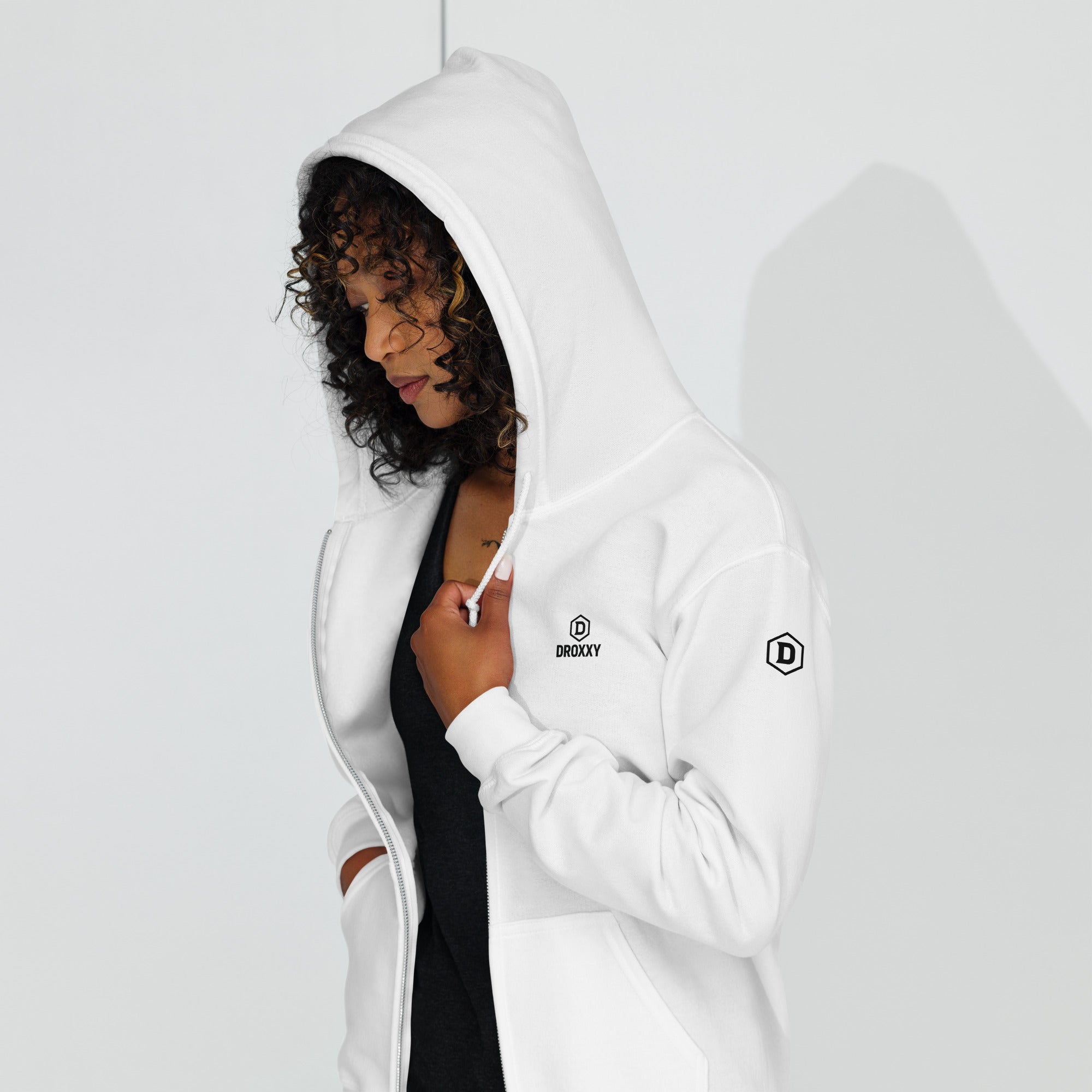 DROXXY Zip Hoodie „Not Ghosting“ – nikdy jsem tu vlastně nebyl | | DROXXY