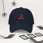 Čepice DROXXY – DROXXY Classic Dad Cap – kšiltovka s červeným logem | Streetwear doplněk s originálním potiskem