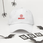Čepice DROXXY – DROXXY Classic Dad Cap – kšiltovka s červeným logem | Streetwear doplněk s originálním potiskem