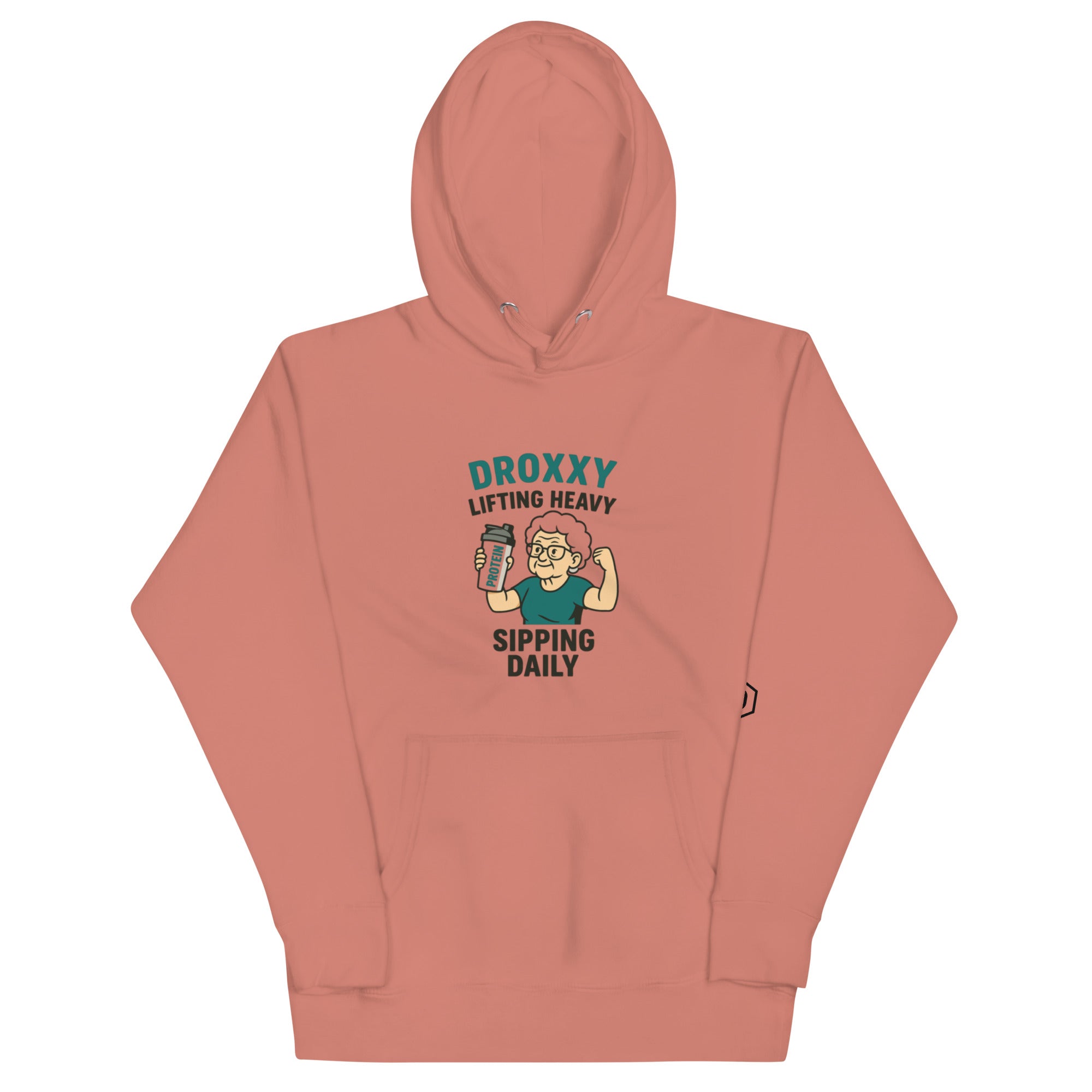 Mikina DROXXY – Unisex mikina DROXXY – Lifting Heavy, Sipping Daily | Stylová streetwear móda