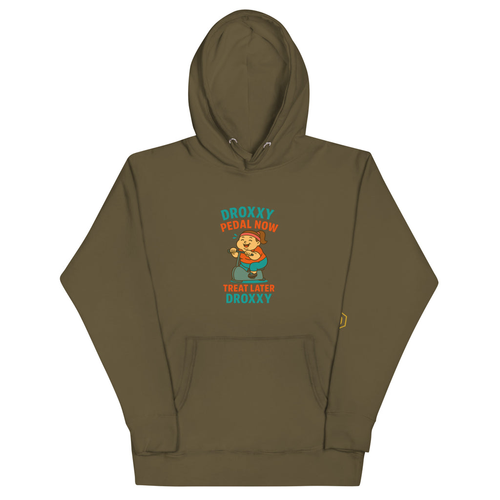 Mikina DROXXY – Unisex mikina DROXXY – Pedal Now, Treat Later | Stylová streetwear móda