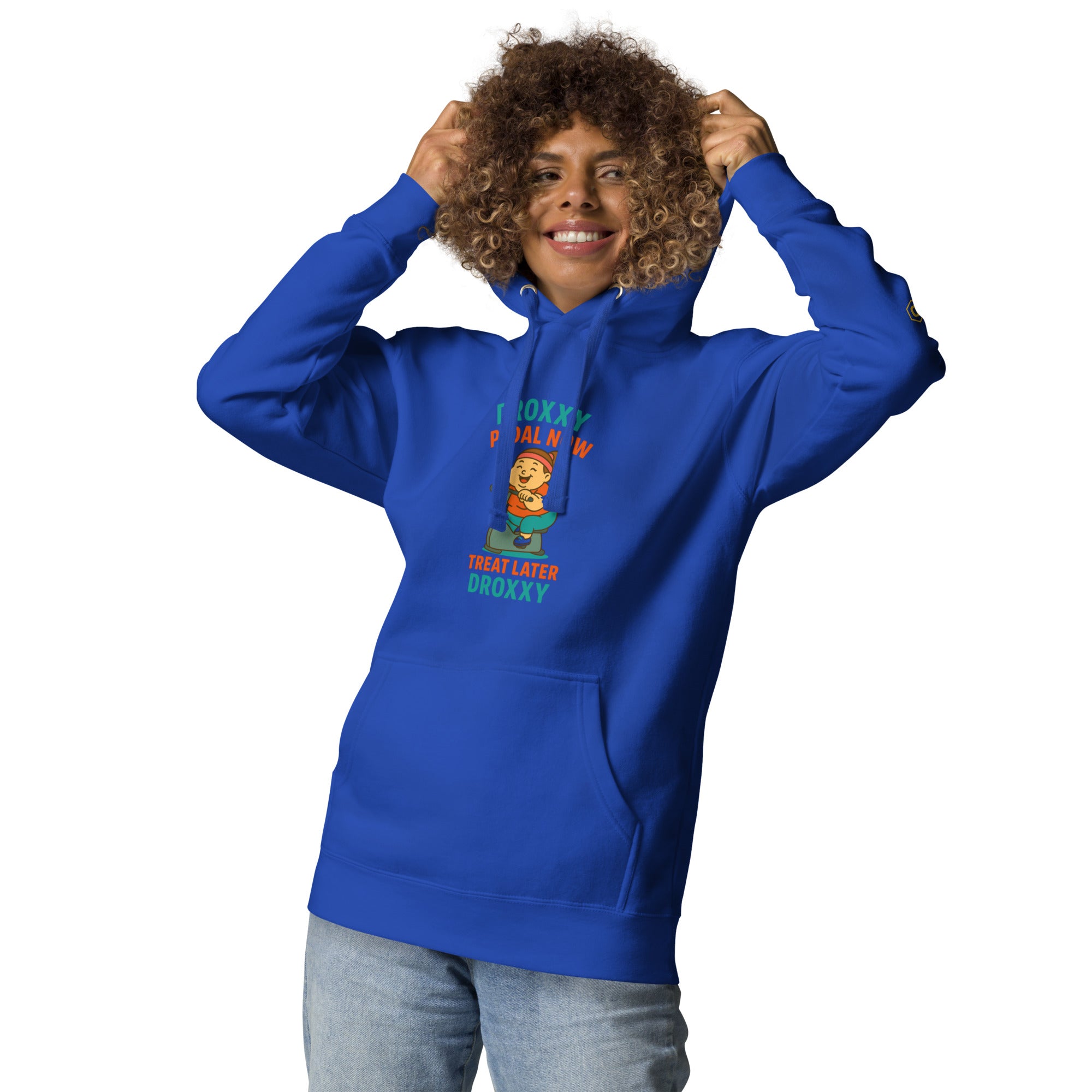 Mikina DROXXY – Unisex mikina DROXXY – Pedal Now, Treat Later | Stylová streetwear móda