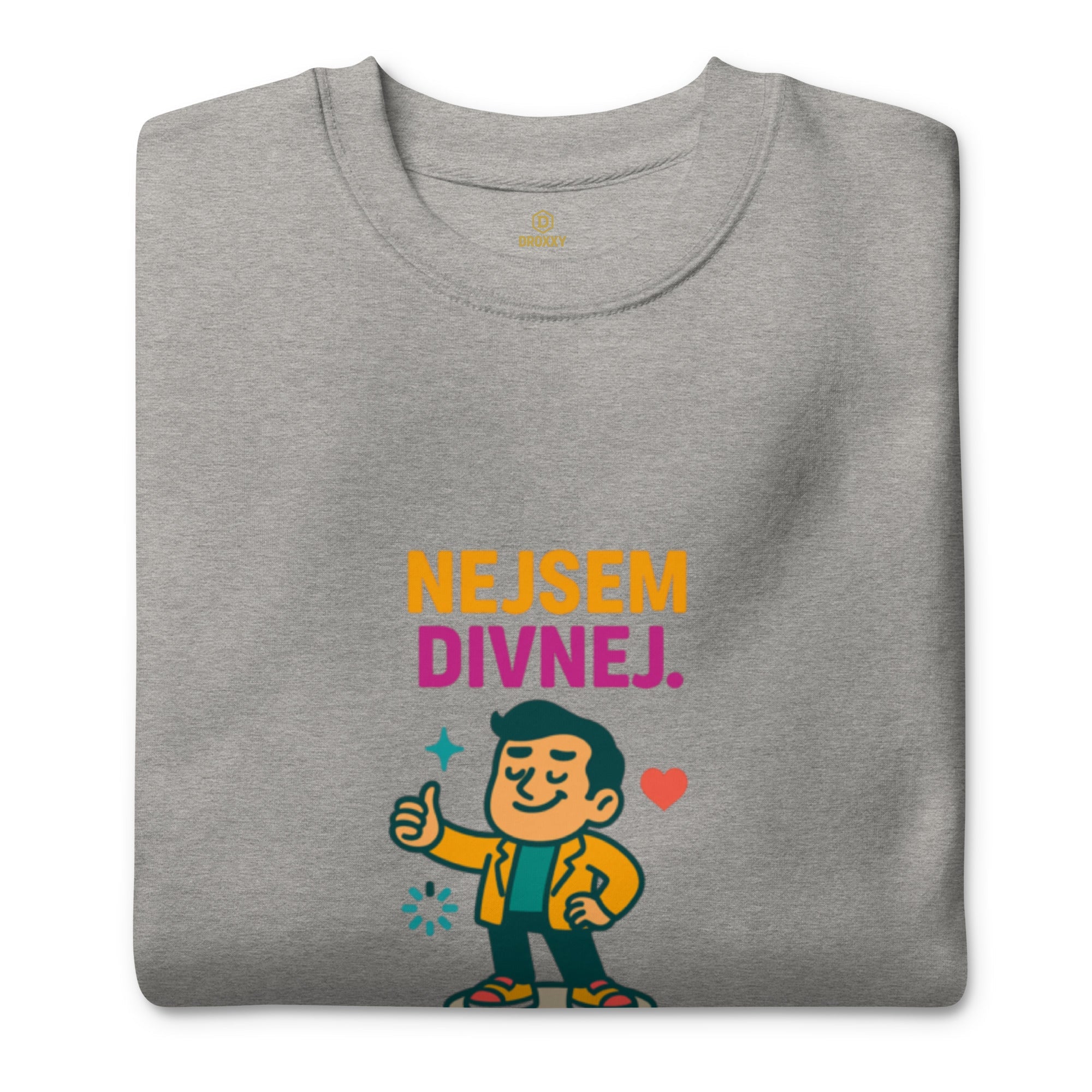 DROXXY Crewneck „Limitka v akci“ – Sebevědomí bez kapuce | | DROXXY