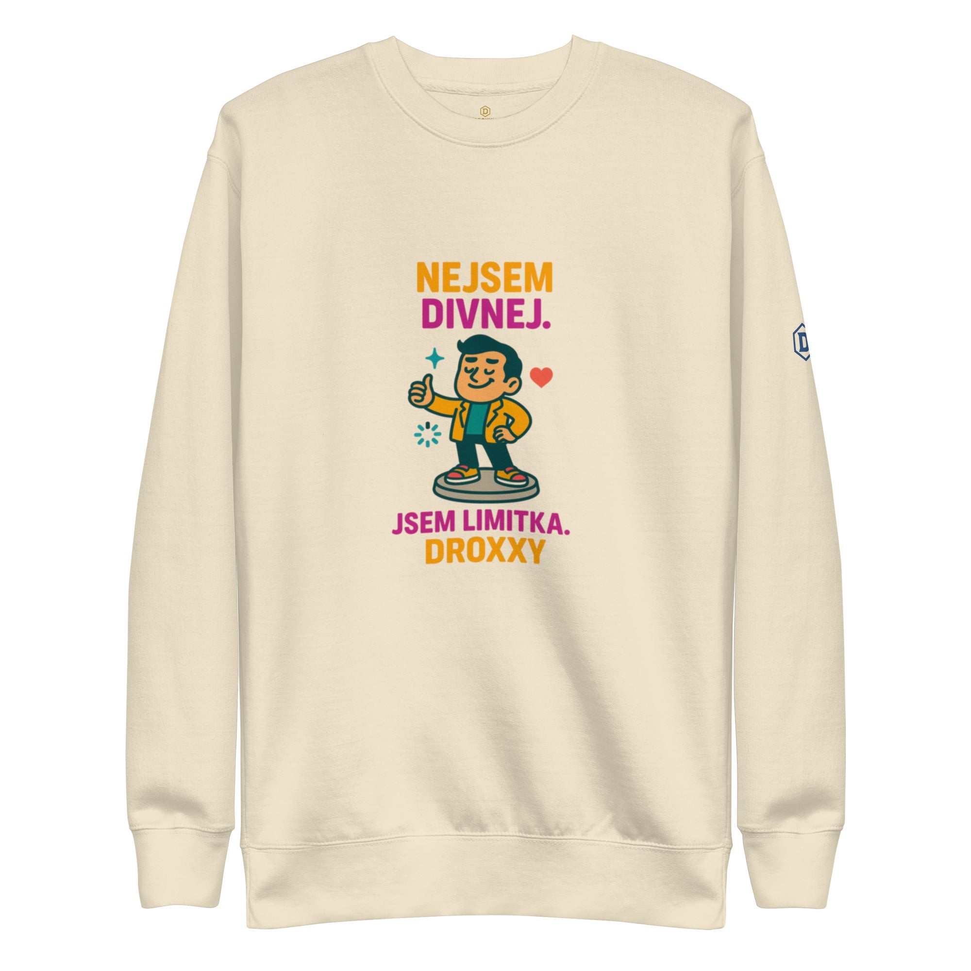 DROXXY Crewneck „Limitka v akci“ – Sebevědomí bez kapuce | | DROXXY