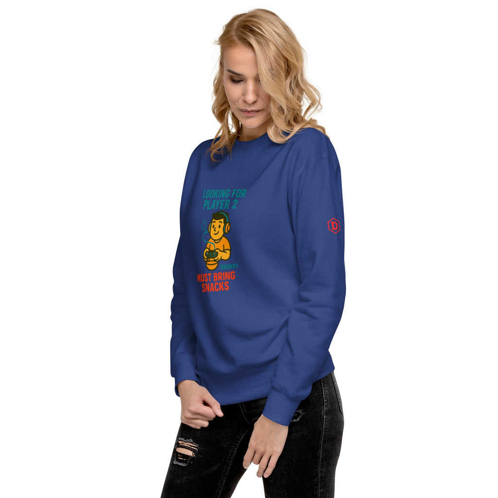 DROXXY – Looking for Player 2 Sweatshirt | | DROXXY