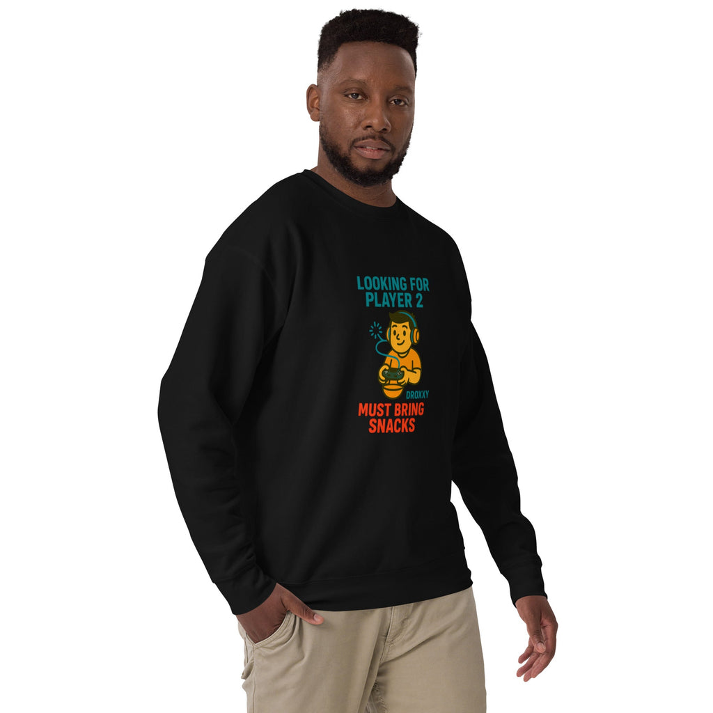 DROXXY – Looking for Player 2 Sweatshirt | | DROXXY