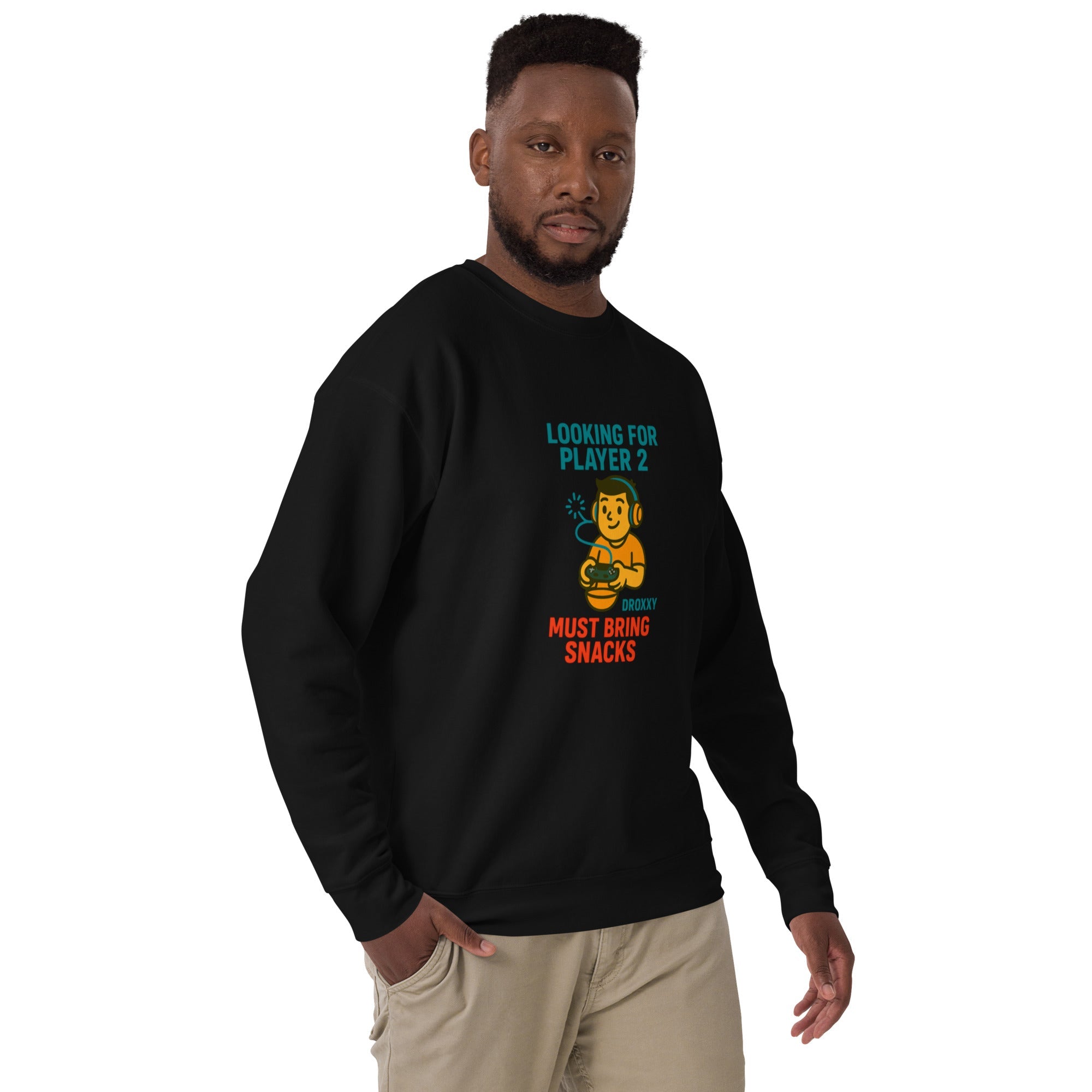 DROXXY – Looking for Player 2 Sweatshirt | | DROXXY