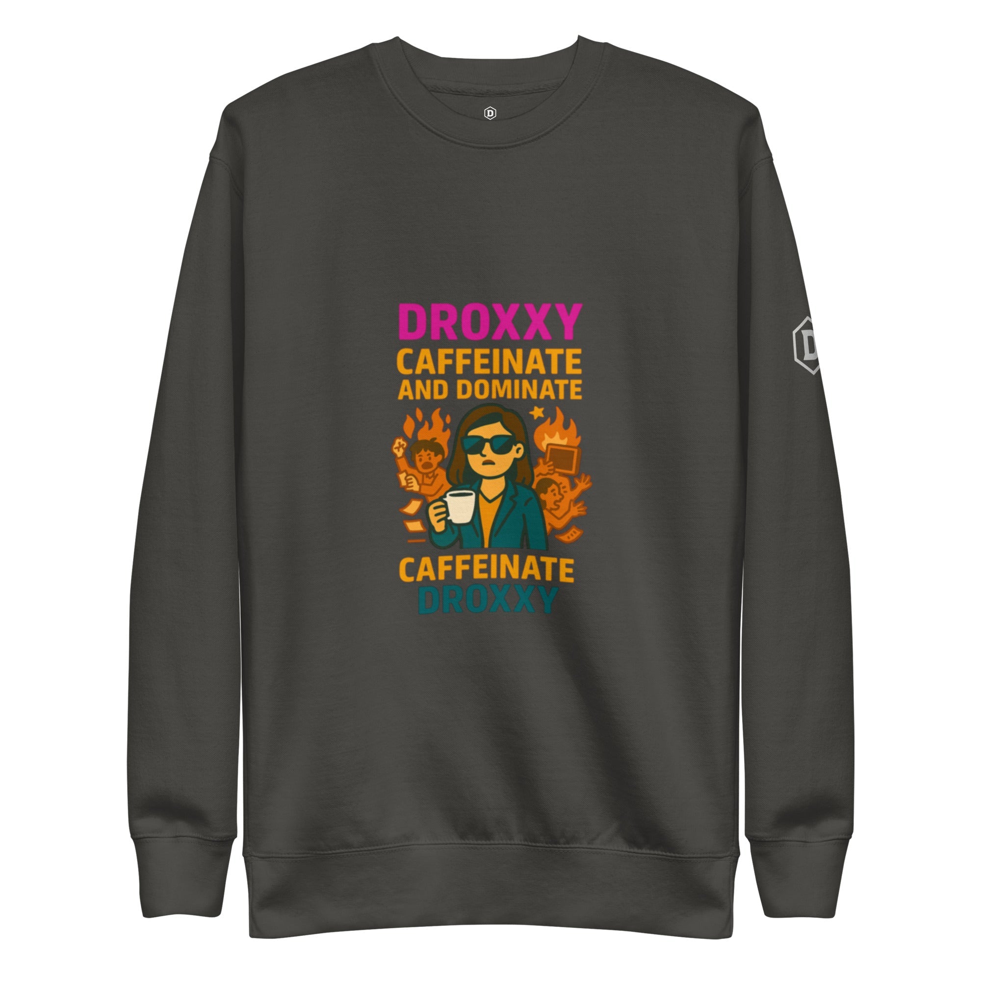 DROXXY mikina – Caffeinate and Dominate | | DROXXY