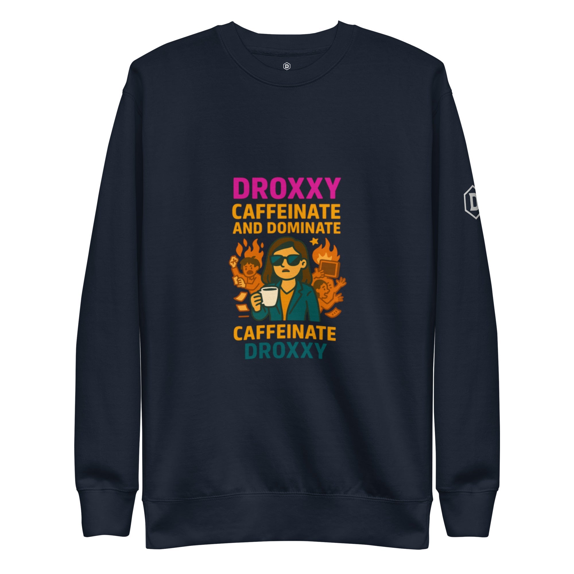 DROXXY mikina – Caffeinate and Dominate | | DROXXY