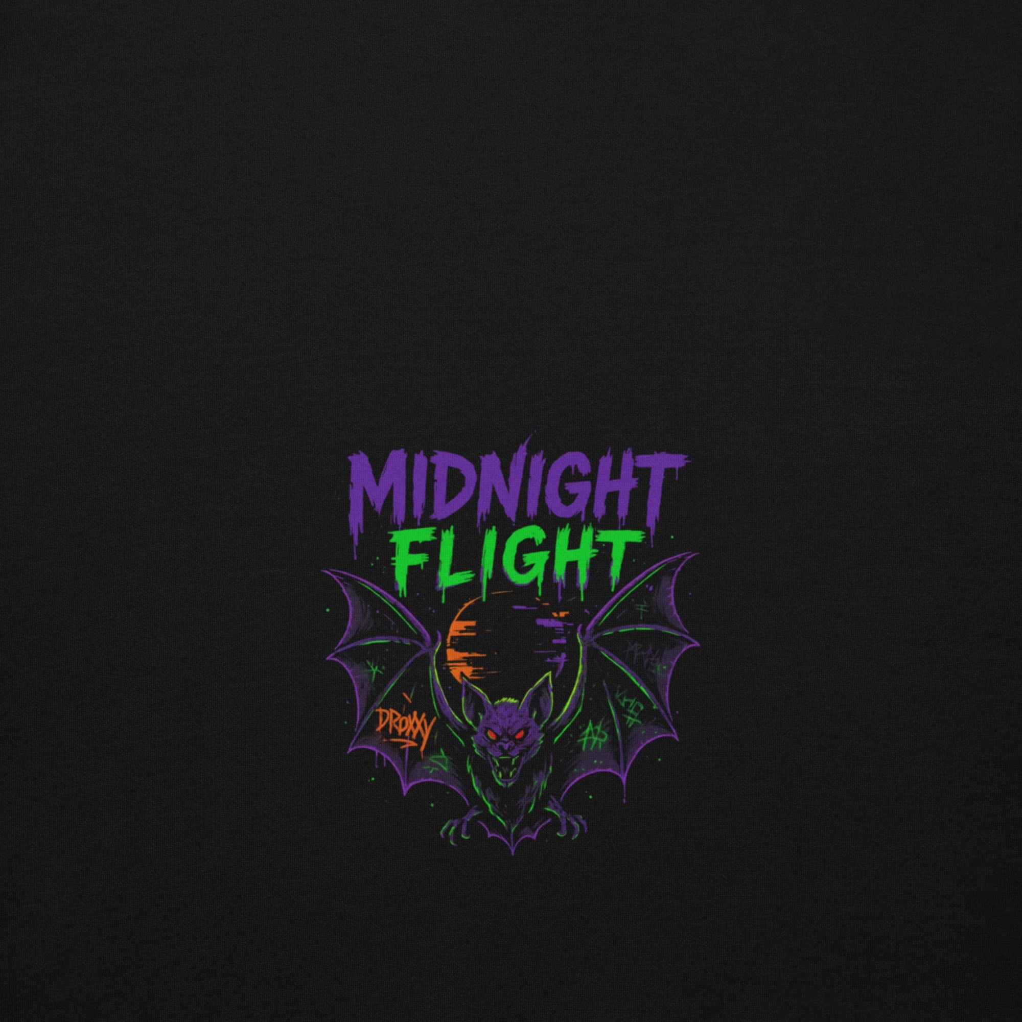 DROXXY Mikina – Midnight Flight 🦇🌌 | | DROXXY