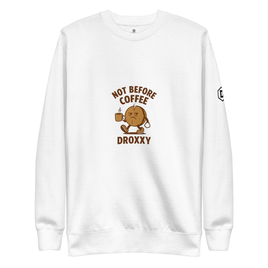 DROXXY mikina – Not Before Coffee | | DROXXY