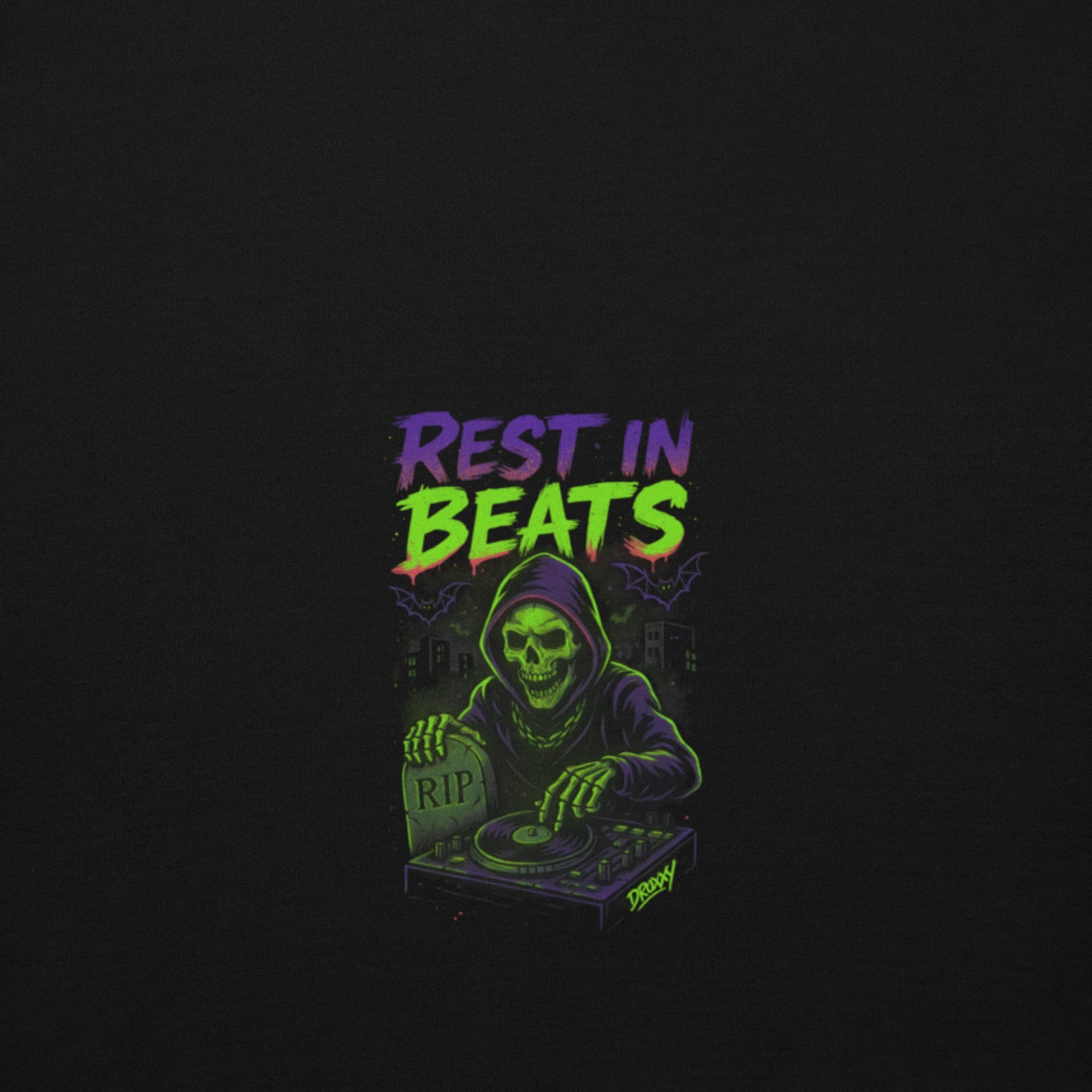 DROXXY Mikina – Rest in Beats 🎶💀 | | DROXXY