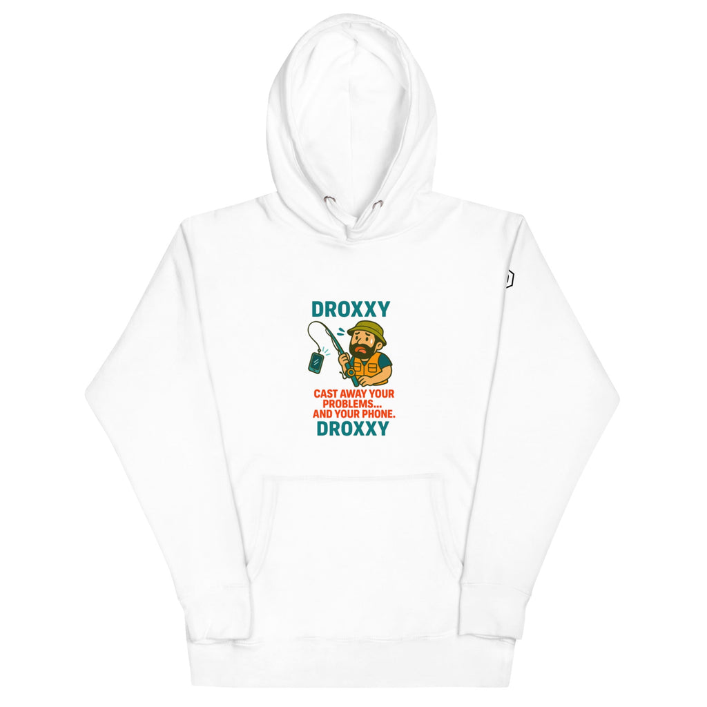 DROXXY mikina s kapucí – Cast Away Your Phone | | DROXXY
