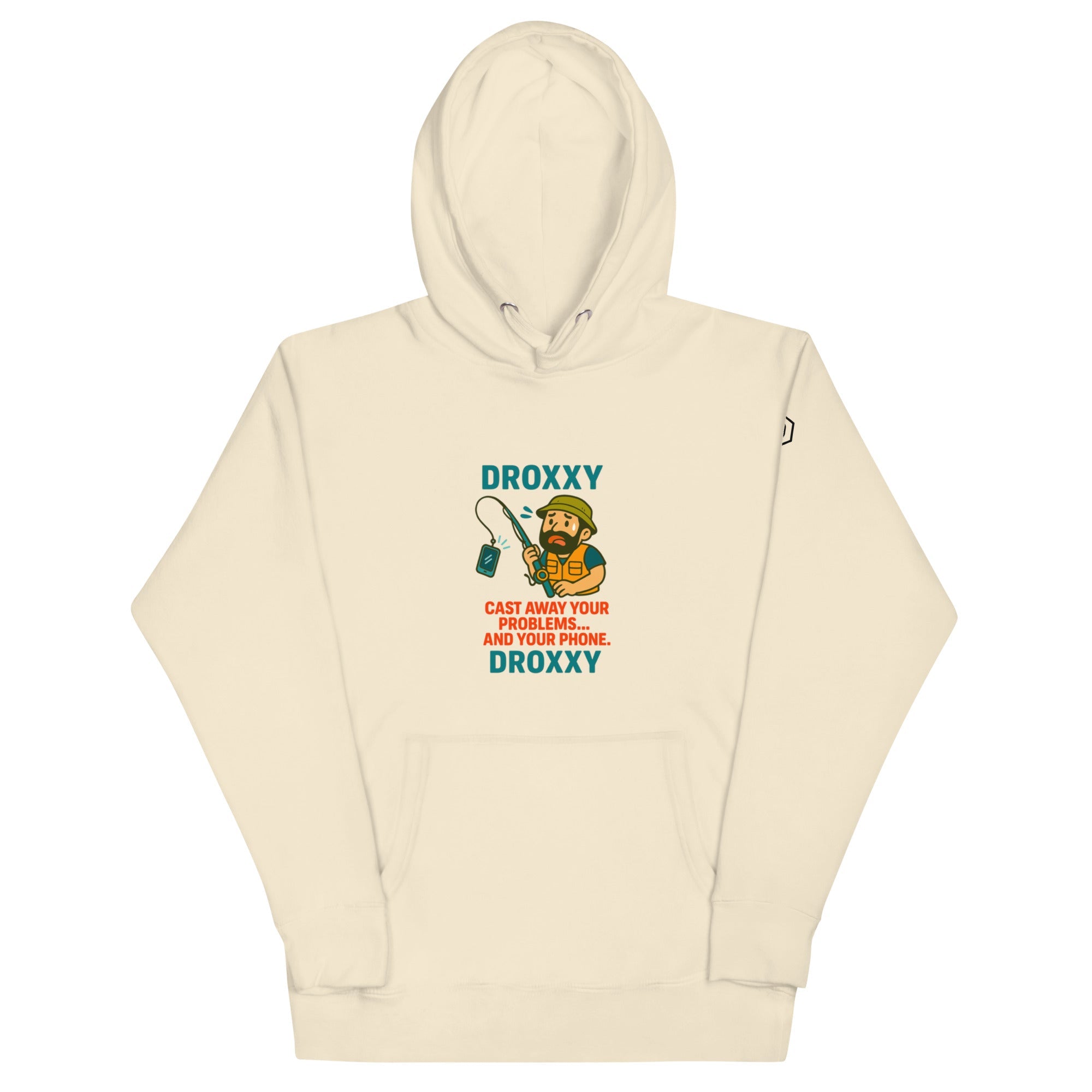 DROXXY mikina s kapucí – Cast Away Your Phone | | DROXXY