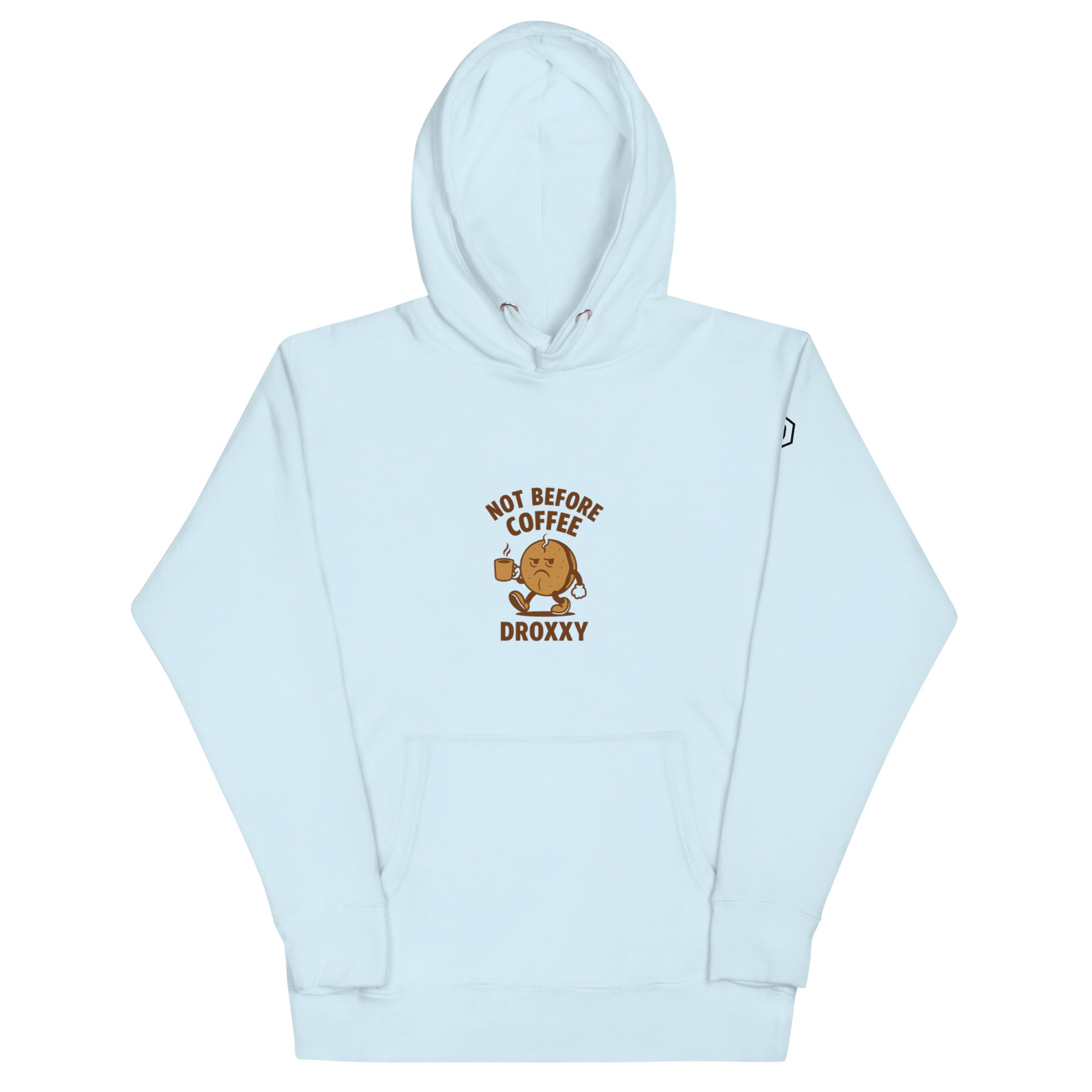 DROXXY mikina s kapucí – Not Before Coffee | | DROXXY