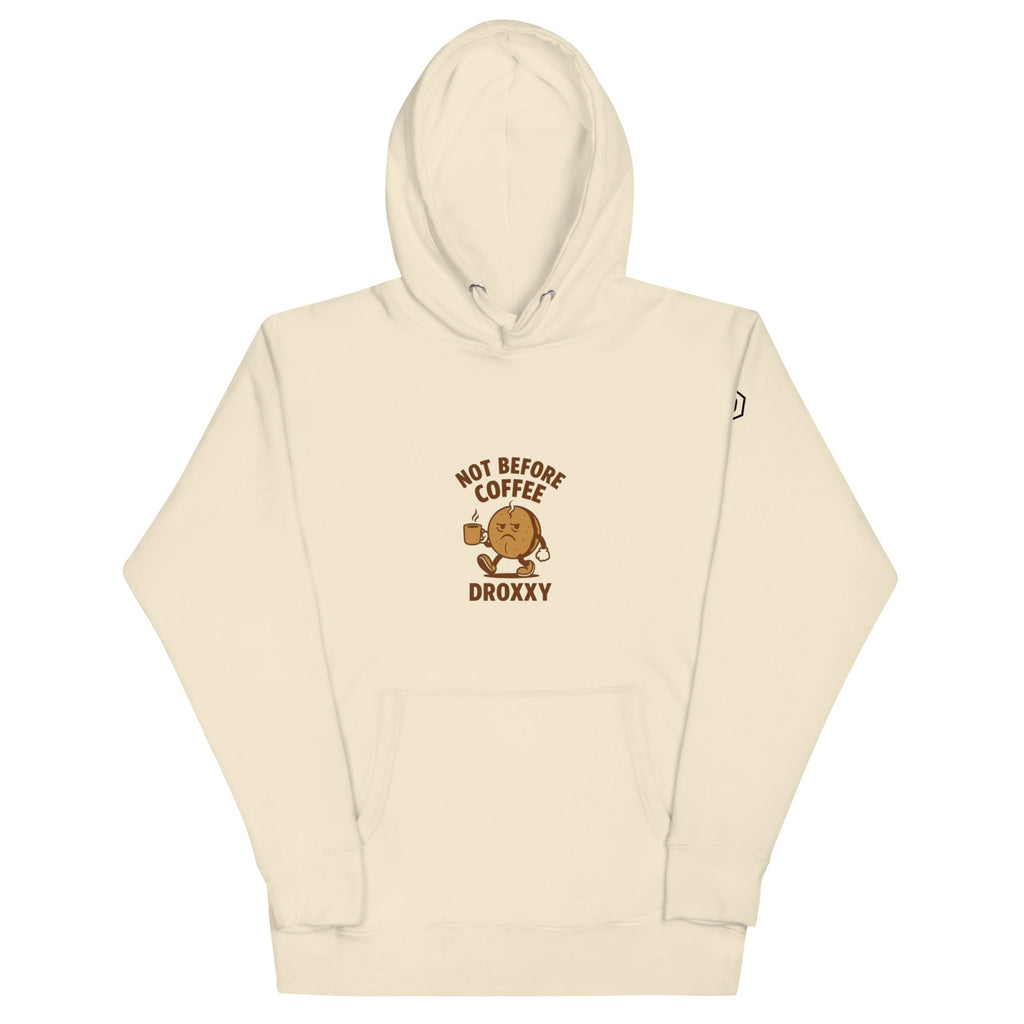 DROXXY mikina s kapucí – Not Before Coffee | | DROXXY