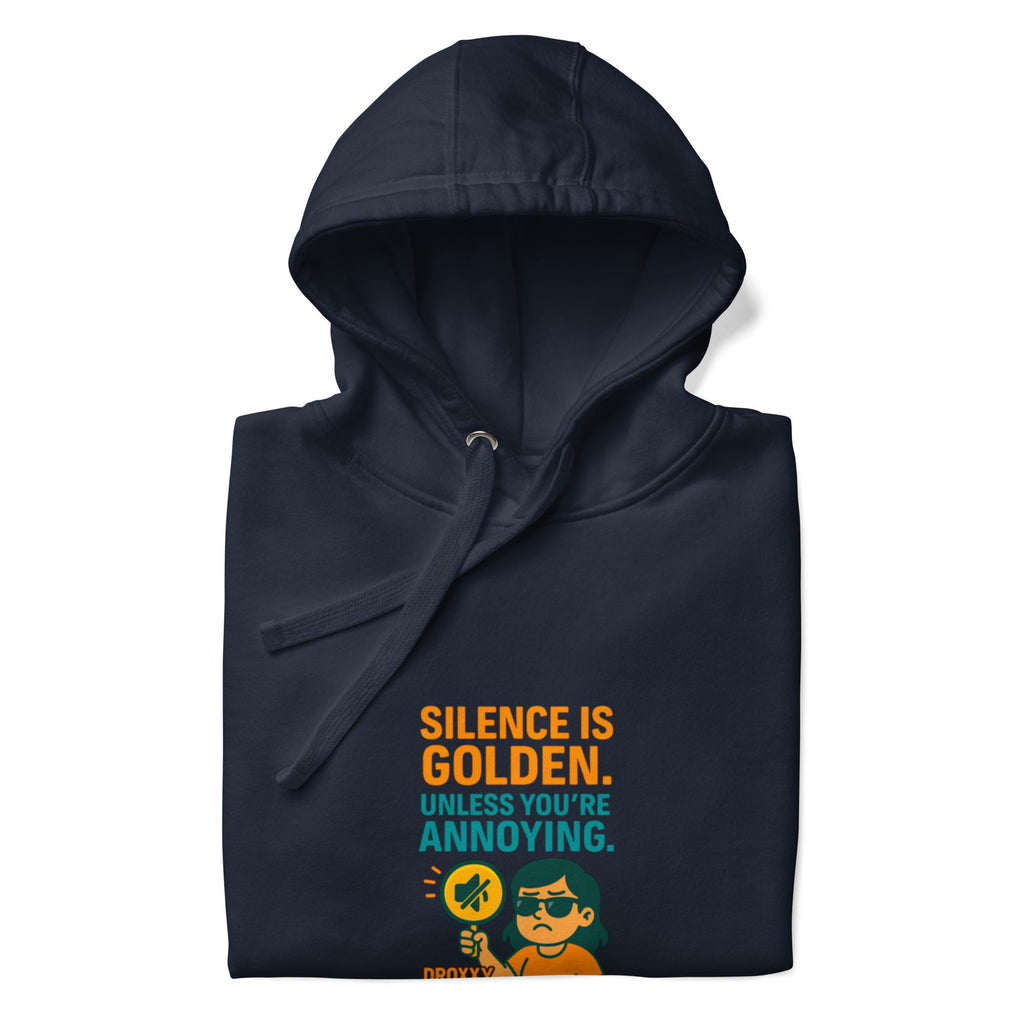 DROXXY mikina s kapucí – Silence Is Golden Hoodie | | DROXXY