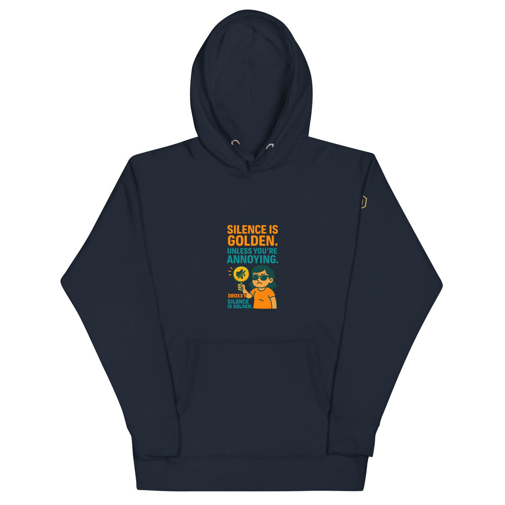 DROXXY mikina s kapucí – Silence Is Golden Hoodie | | DROXXY