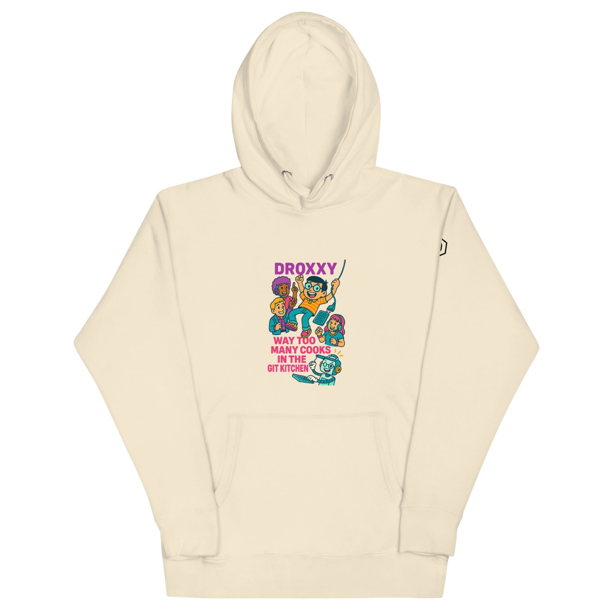 DROXXY mikina s kapucí – Too Many Cooks in the Git Kitchen | | DROXXY