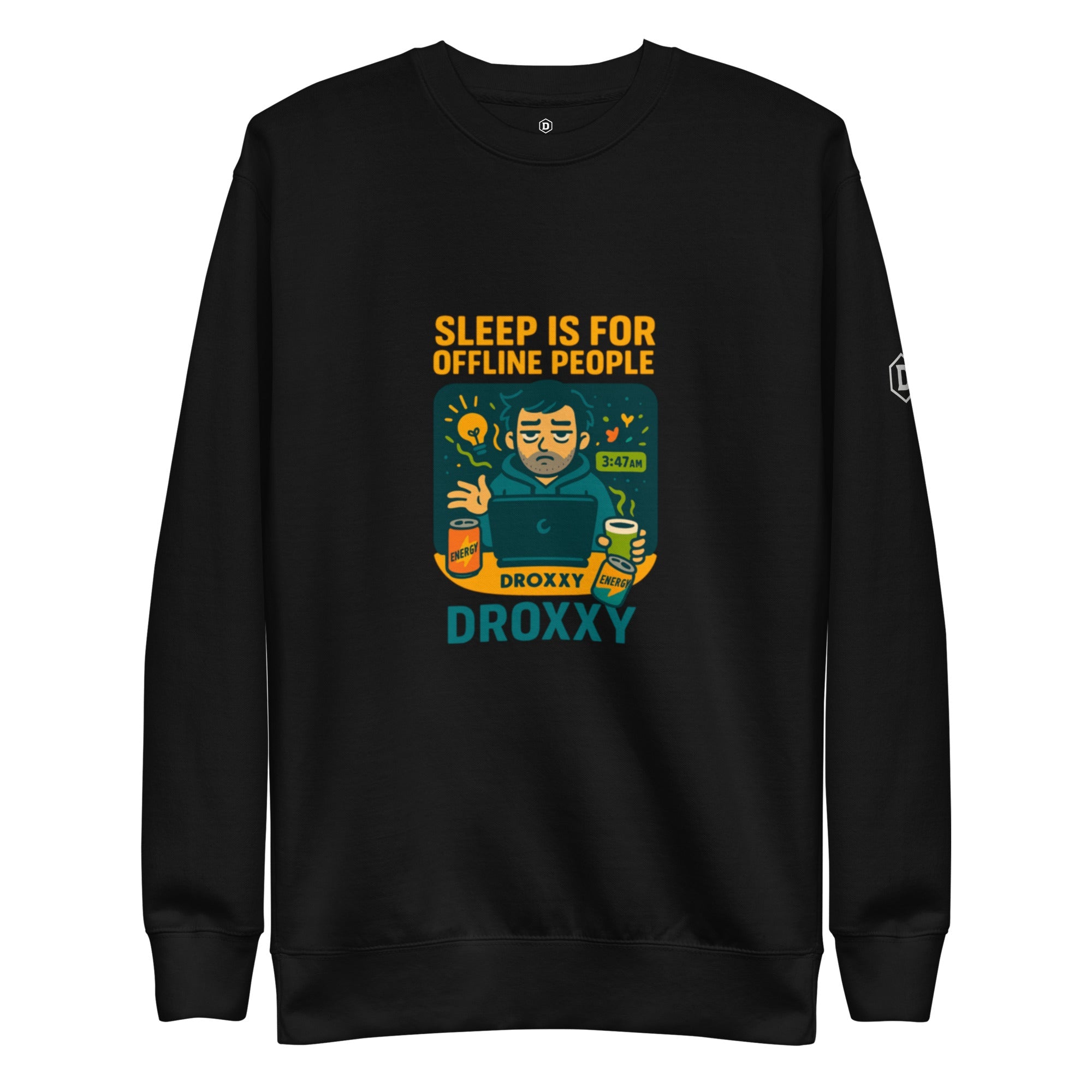 DROXXY mikina – Sleep Is for Offline People | | DROXXY