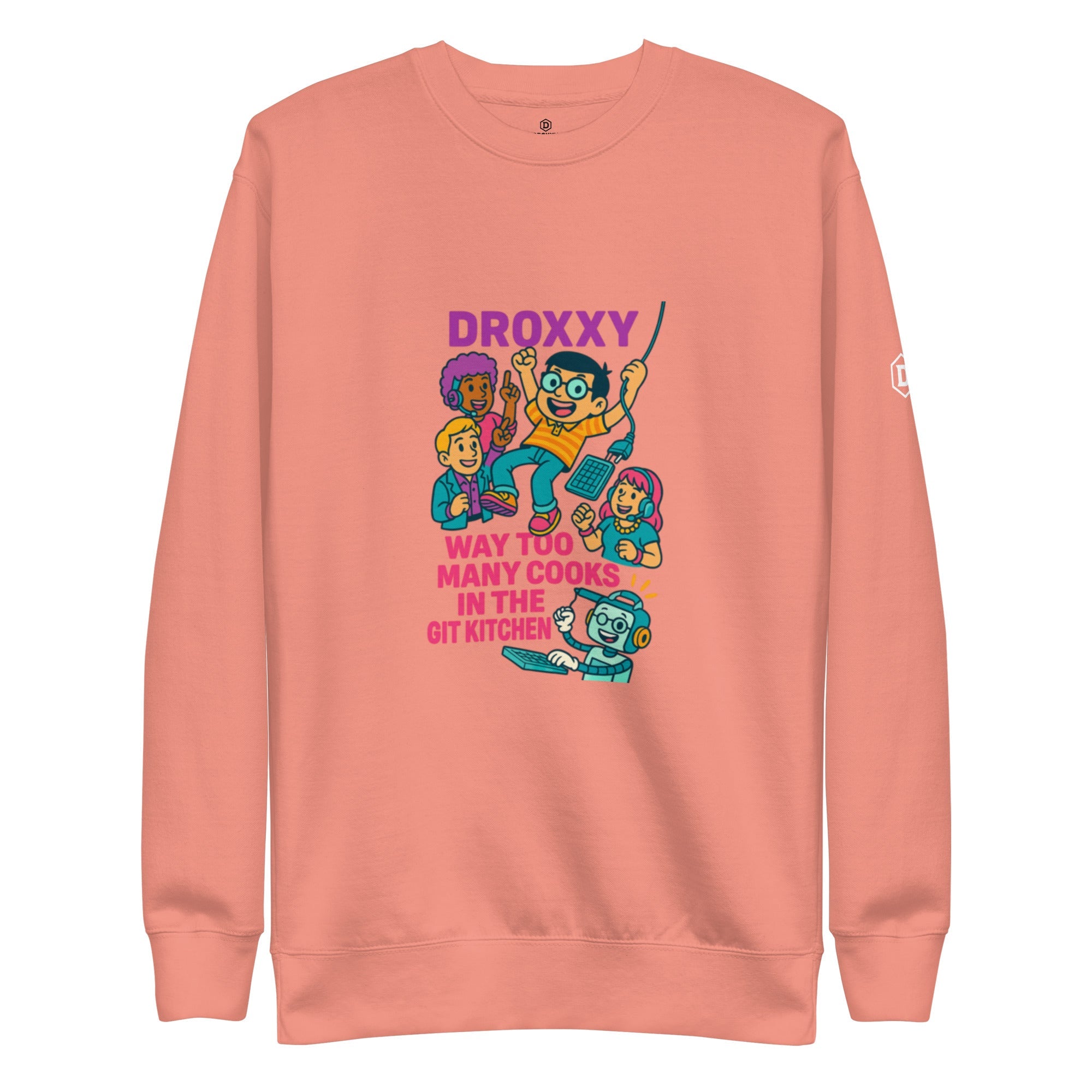 DROXXY mikina – Too Many Cooks in the Git Kitchen | | DROXXY