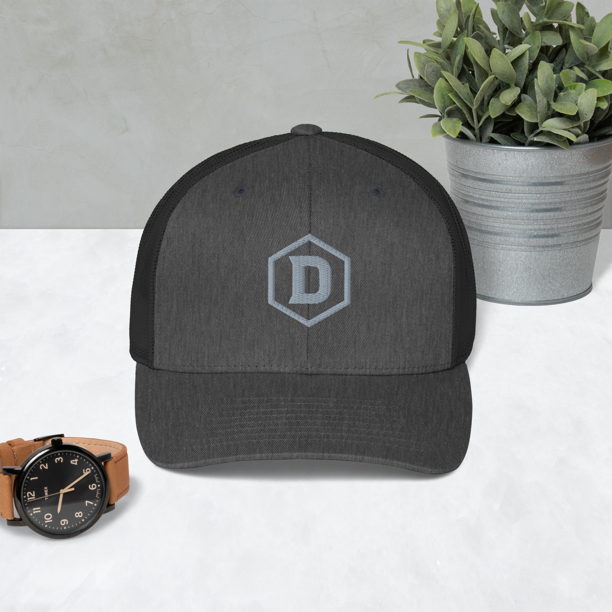 DROXXY Structured Trucker Čepice – Symbol D | | DROXXY
