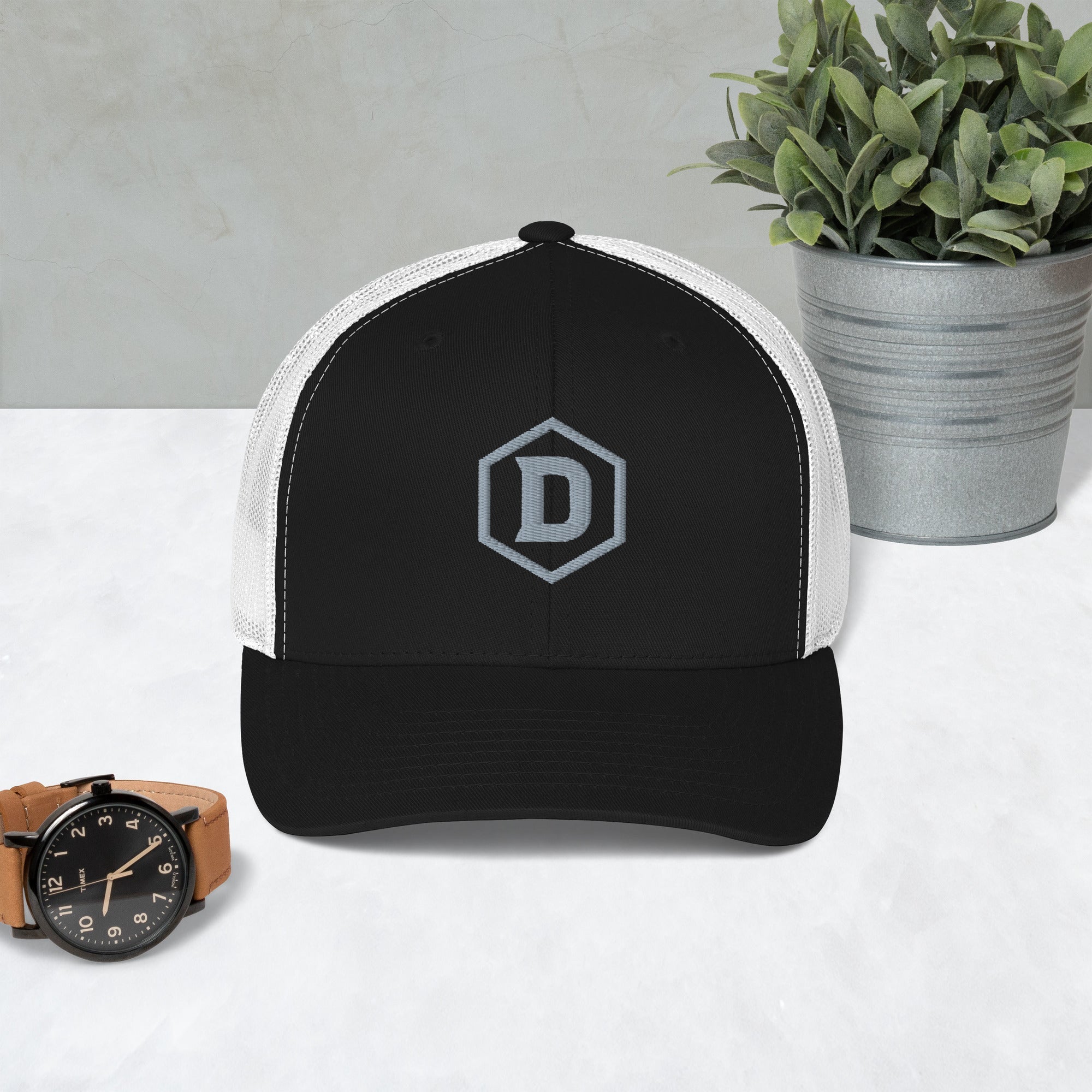 DROXXY Structured Trucker Čepice – Symbol D | | DROXXY