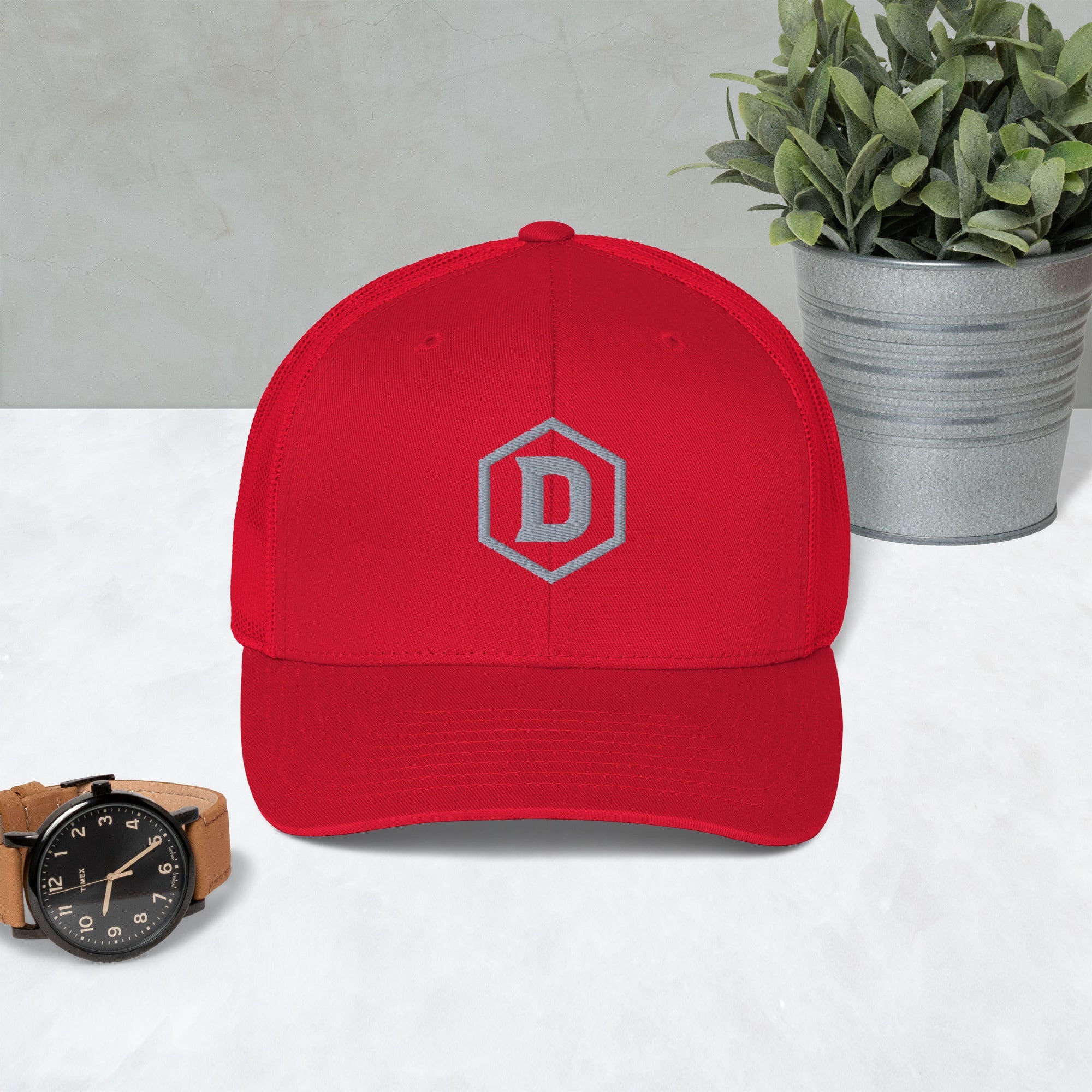 DROXXY Structured Trucker Čepice – Symbol D | | DROXXY
