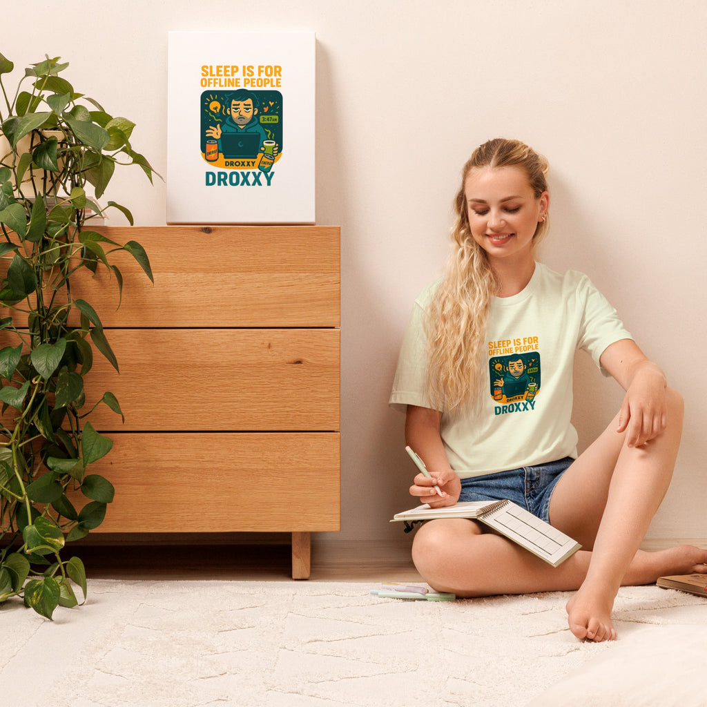 DROXXY tričko – Sleep Is for Offline People | | DROXXY