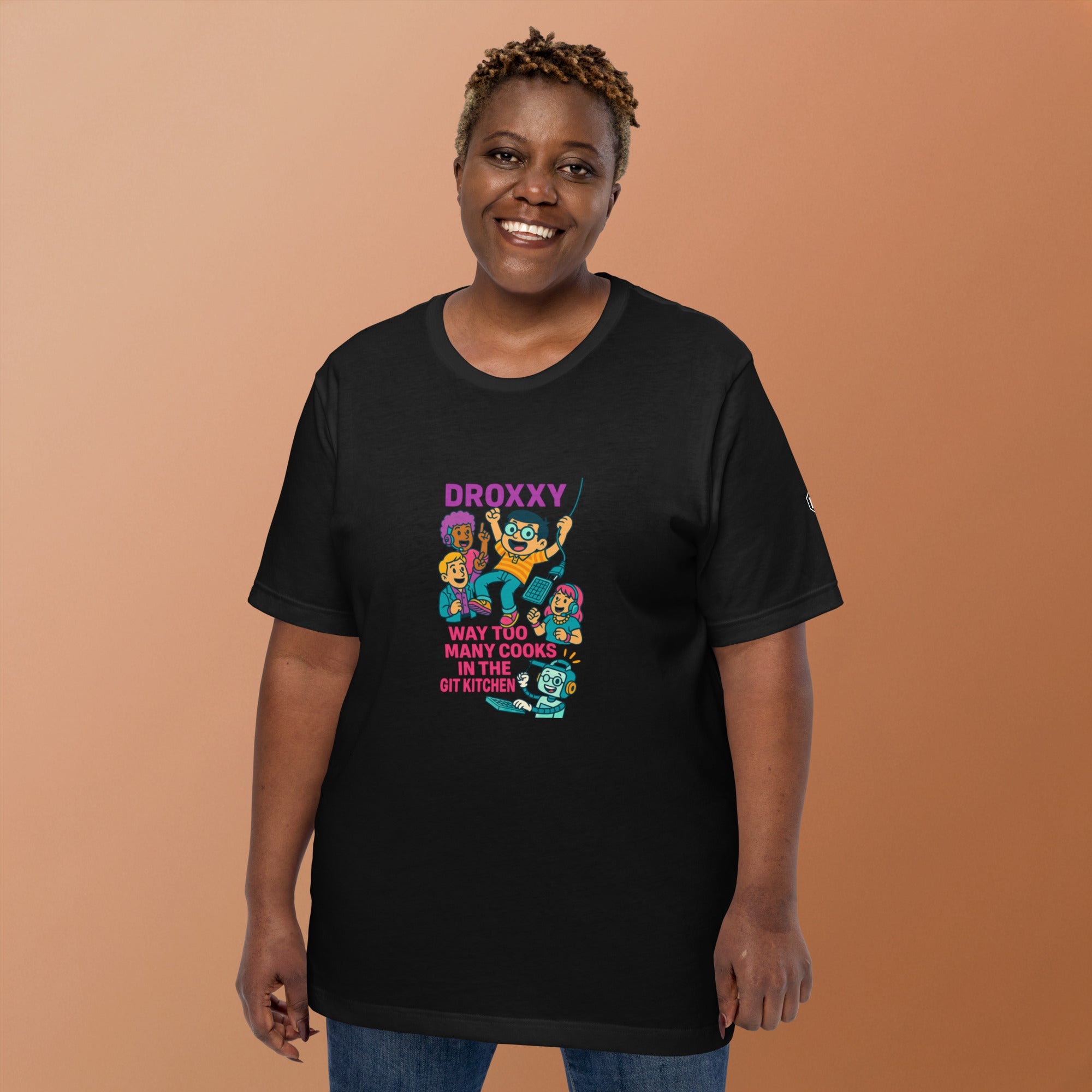 DROXXY tričko – Too Many Cooks in the Git Kitchen | | DROXXY